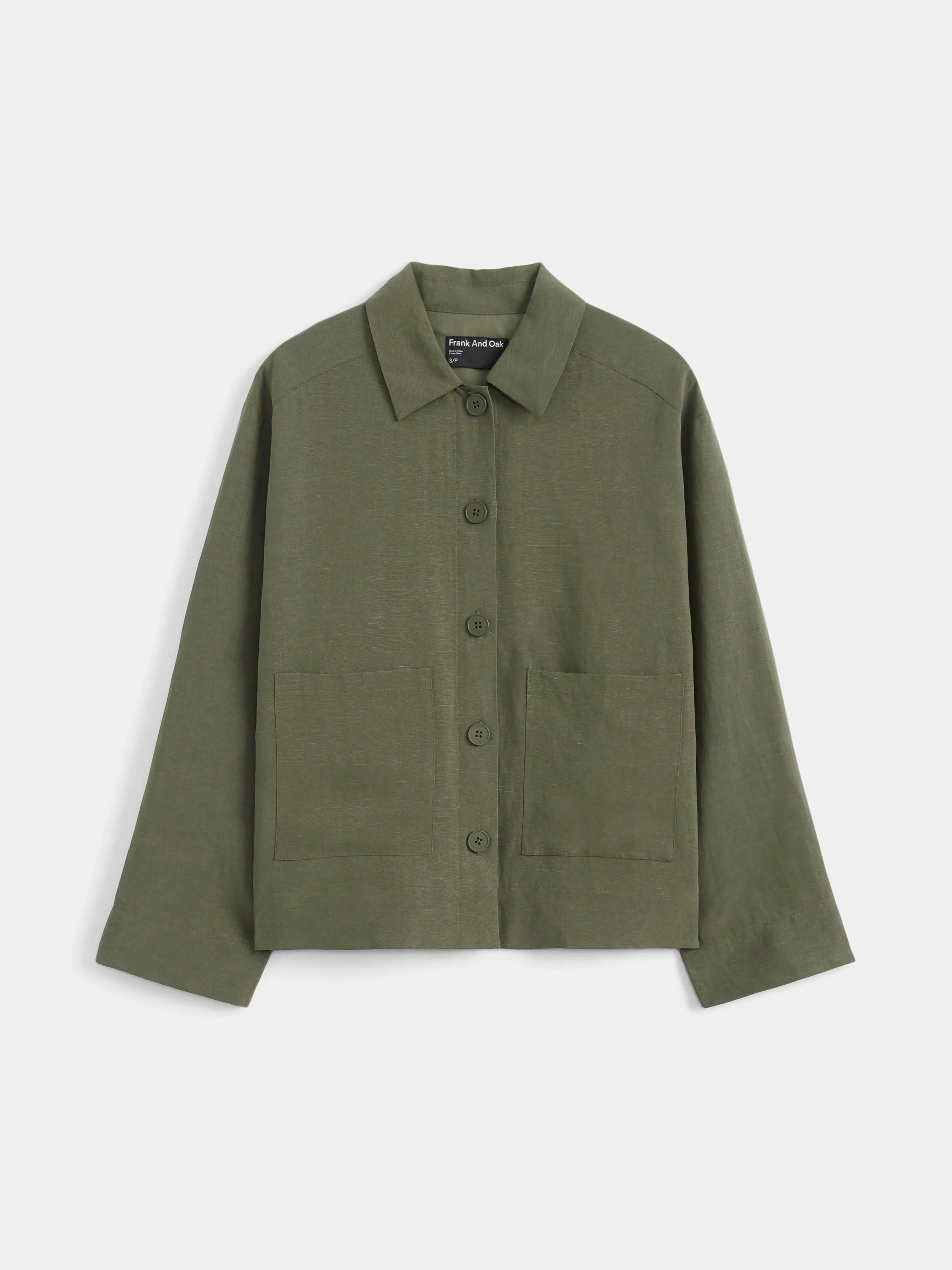 The Workwear Jacket in Olive Green sold by Frank & Oak product image thumbnail 4