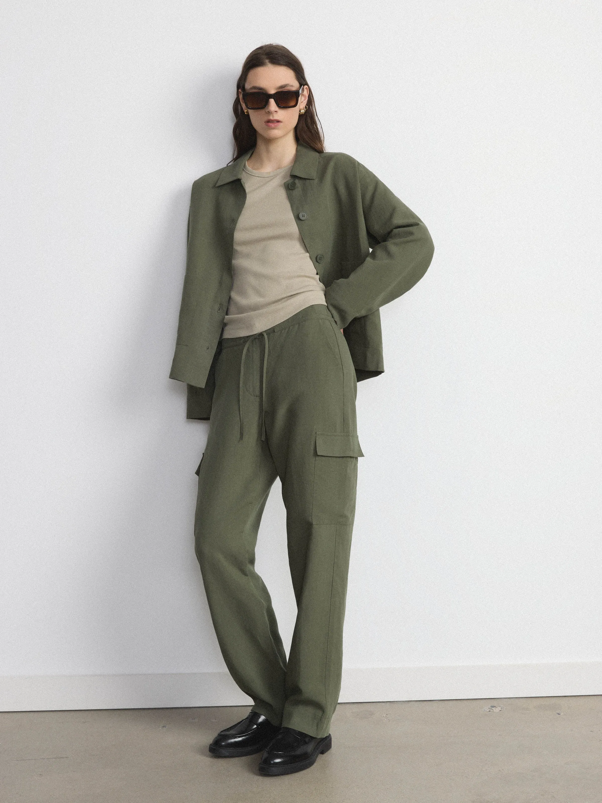 The Workwear Jacket in Olive Green sold by Frank & Oak product image thumbnail 2