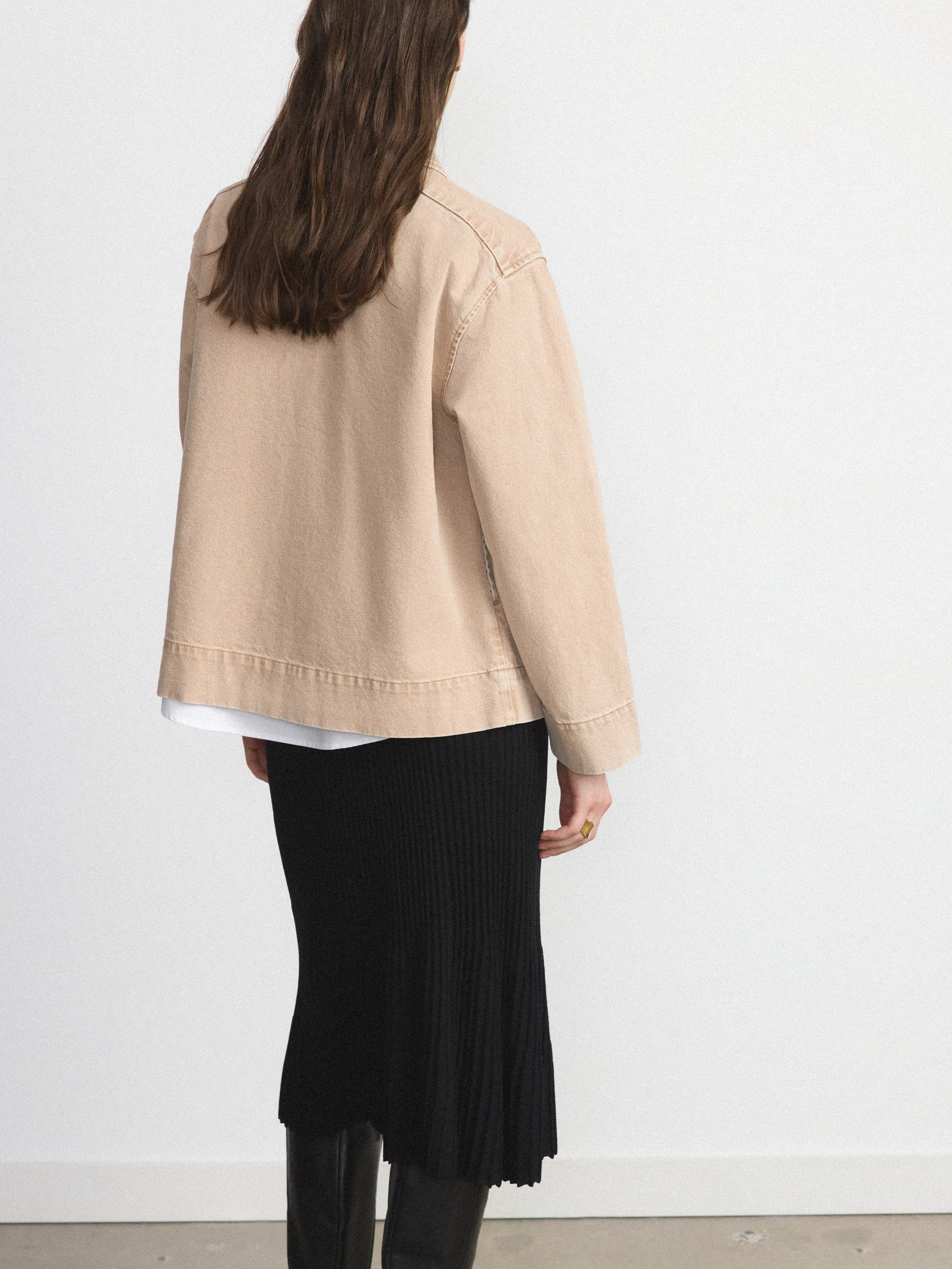 The Natural Dye Workwear Jacket in Acacia Tan sold by Frank & Oak product image thumbnail 5