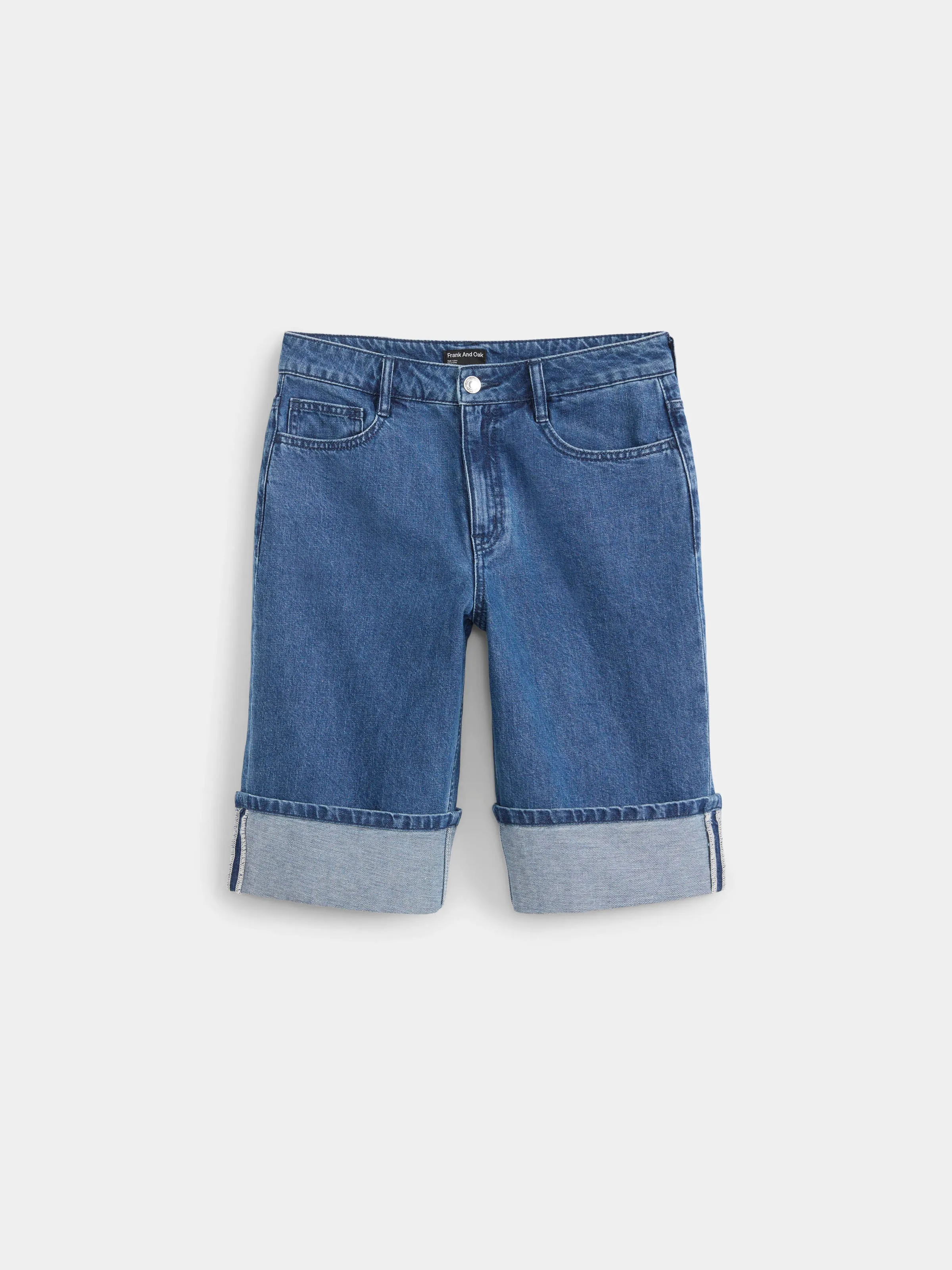 The Whitney Long Bermuda Short in Medium Blue sold by Frank & Oak product image thumbnail 4