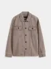 The Natural Dye Overshirt in Earthy Brown sold by Frank & Oak