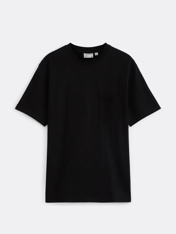 The Relaxed Pocket T-Shirt in Black sold by Frank & Oak