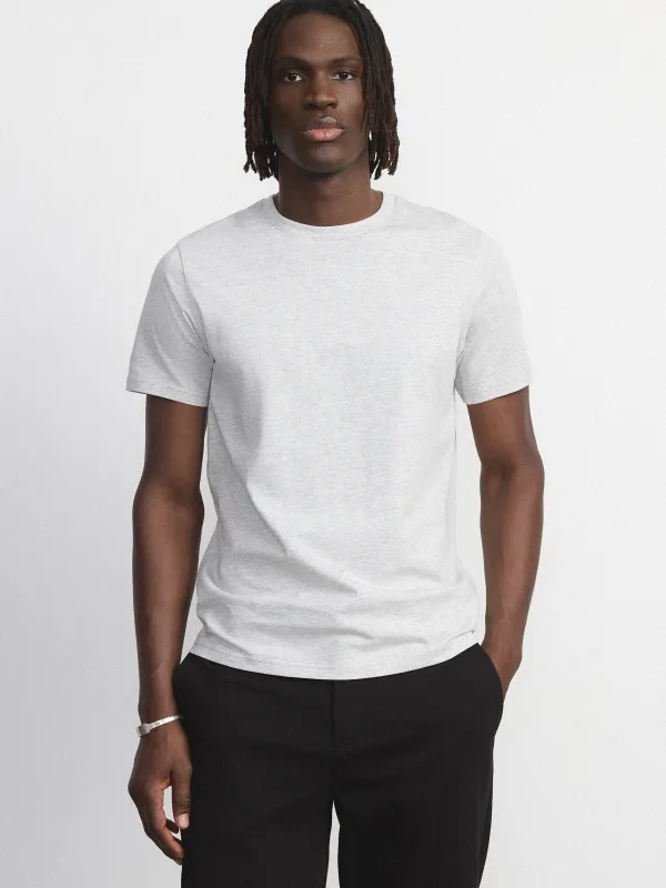 The Essential Slim T-Shirt in Light Grey sold by Frank & Oak