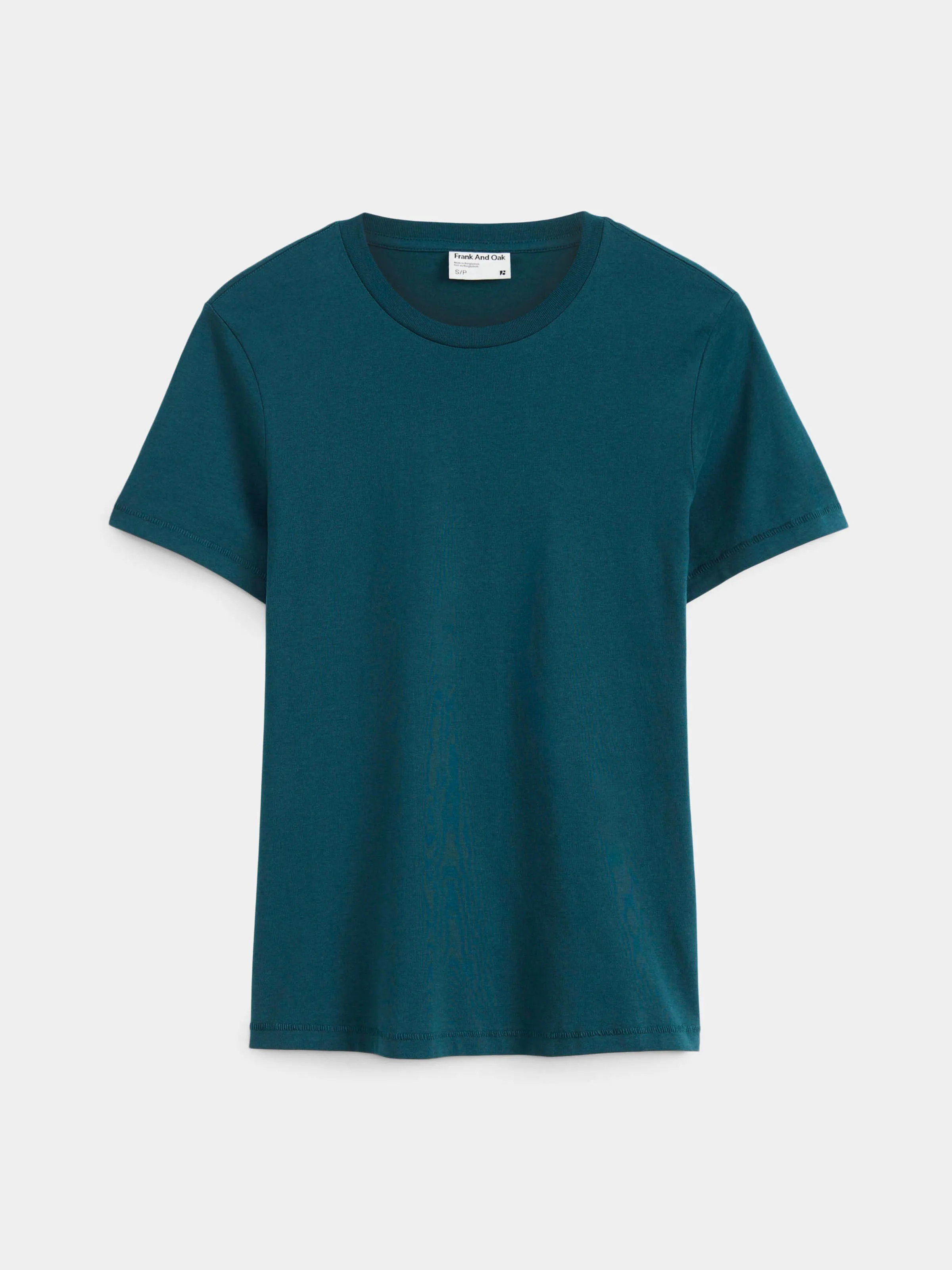 The Essential Tee in Dark Turquoise sold by Frank & Oak
