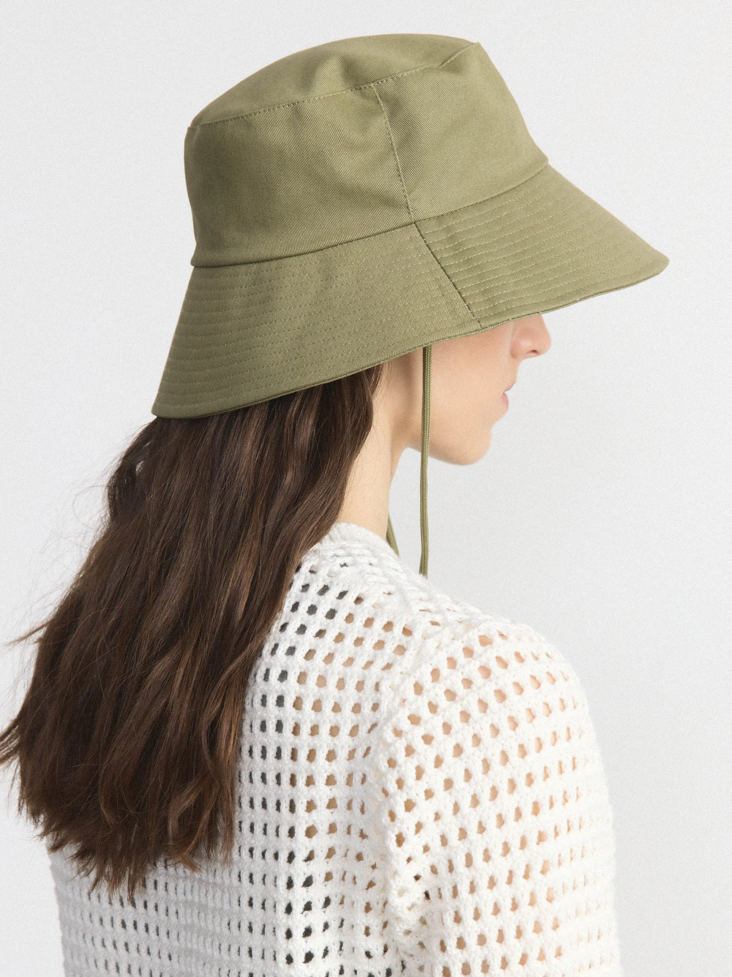 The Sun Hat in Martini Olive sold by Frank & Oak product image thumbnail 2