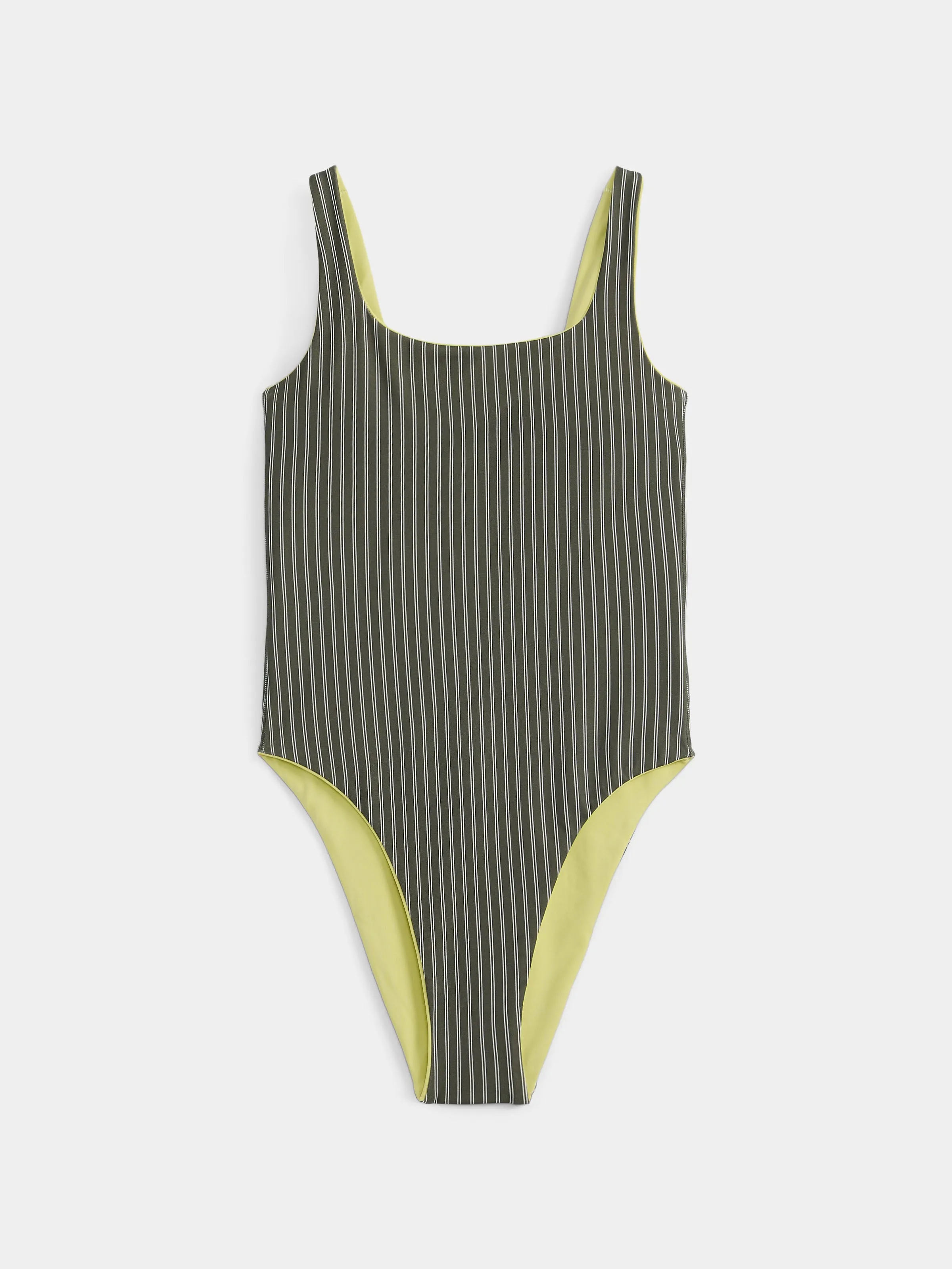 The Classic Reversible Swimsuit in Lime Fizz sold by Frank & Oak product image thumbnail 2