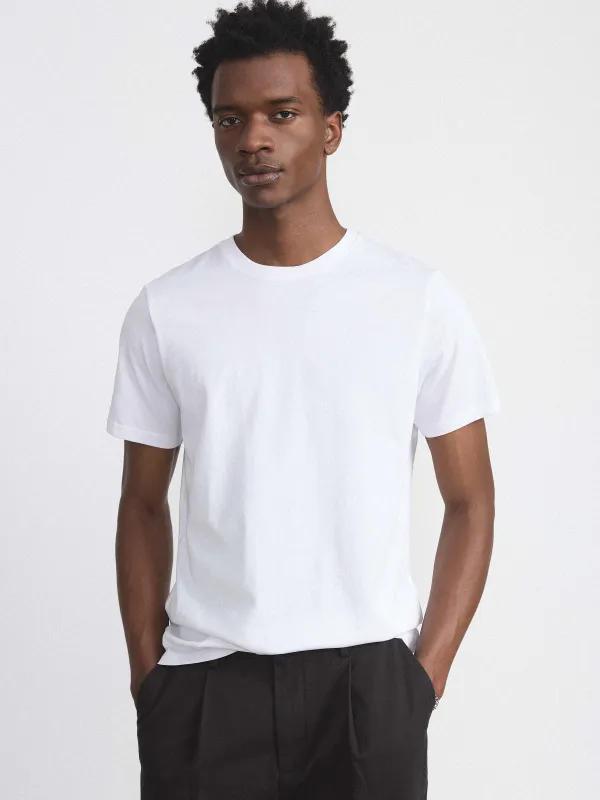 The Essential Slim T-Shirt in White sold by Frank & Oak