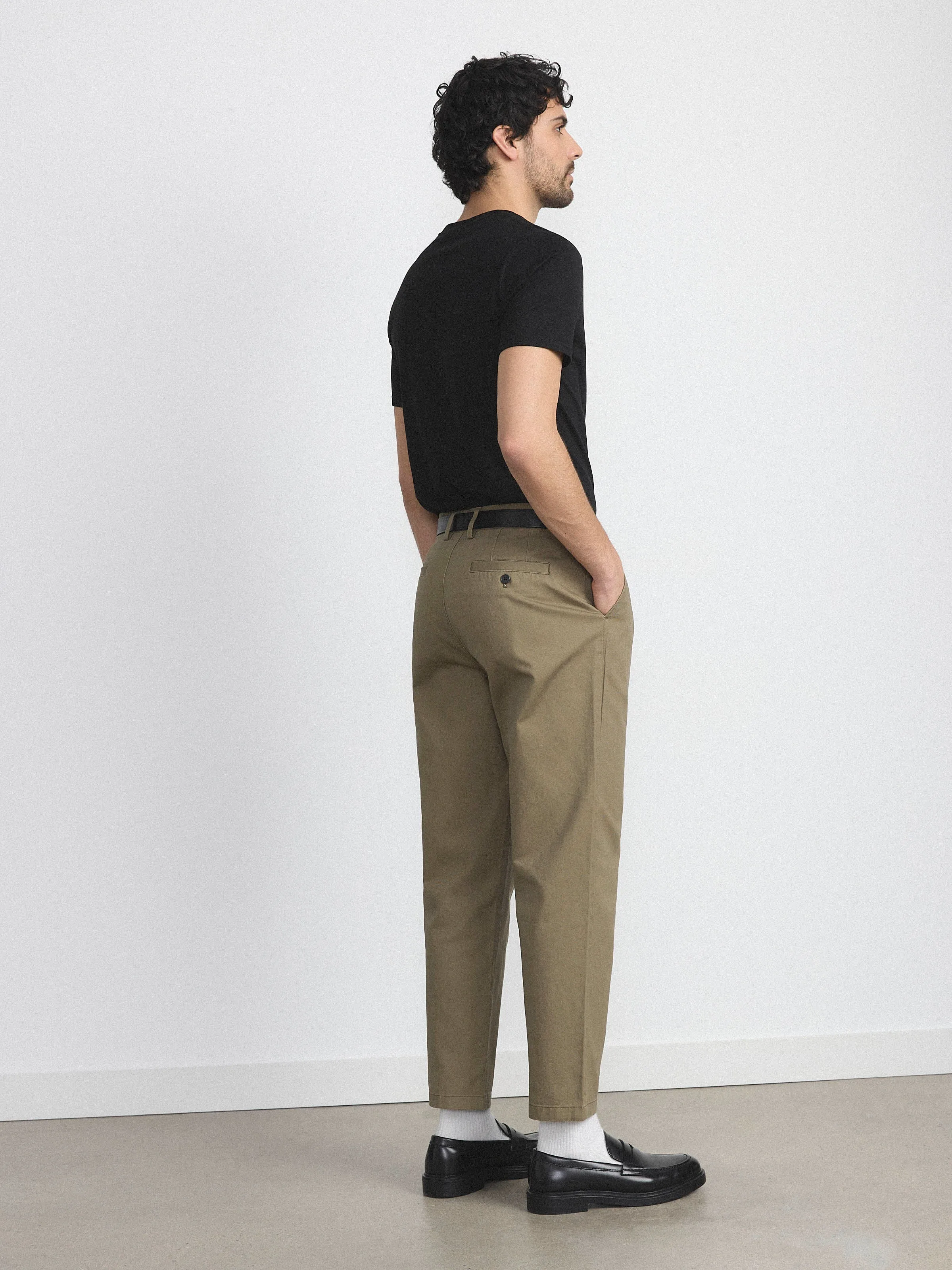 The Essential Slim T-Shirt in Black sold by Frank & Oak product image thumbnail 3