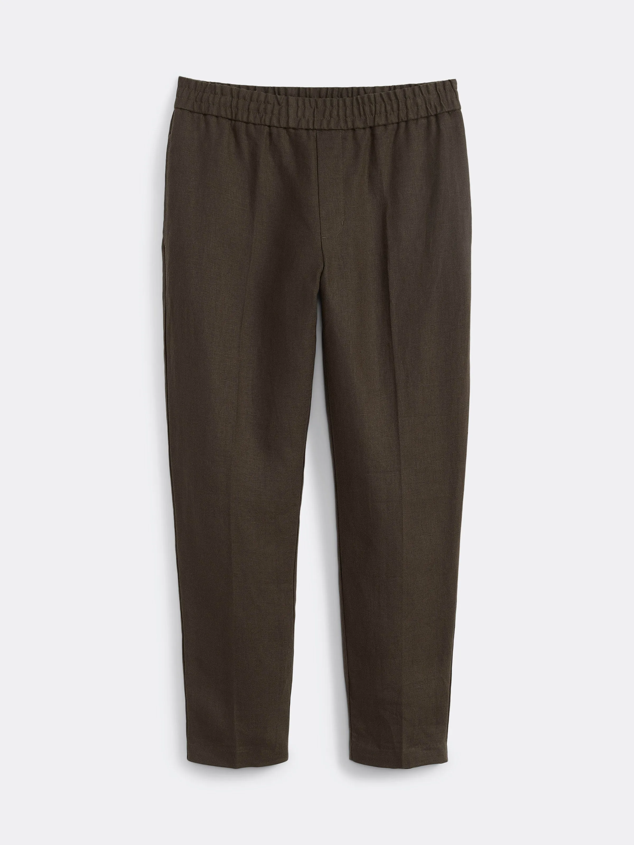 The Colin Linen Pull-On Pant in Black Olive sold by Frank & Oak product image thumbnail 4