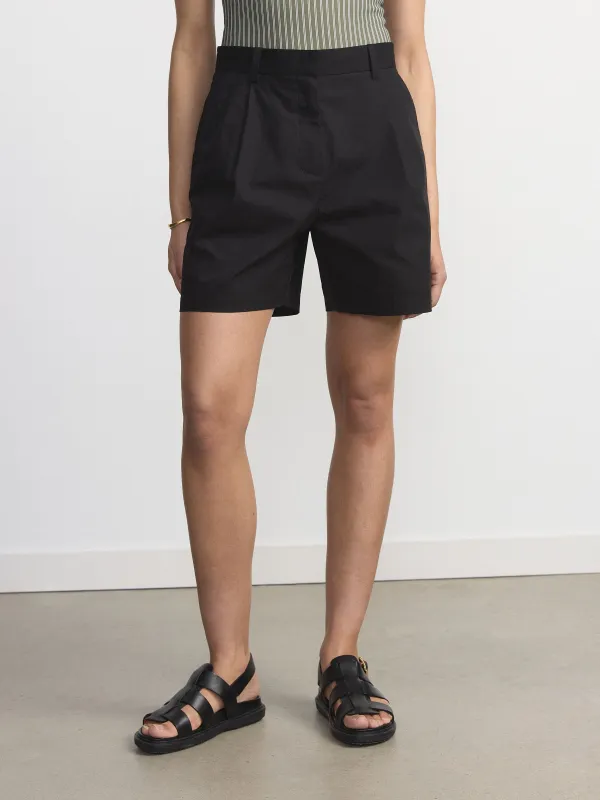 The Amelia Balloon Short in Black sold by Frank & Oak