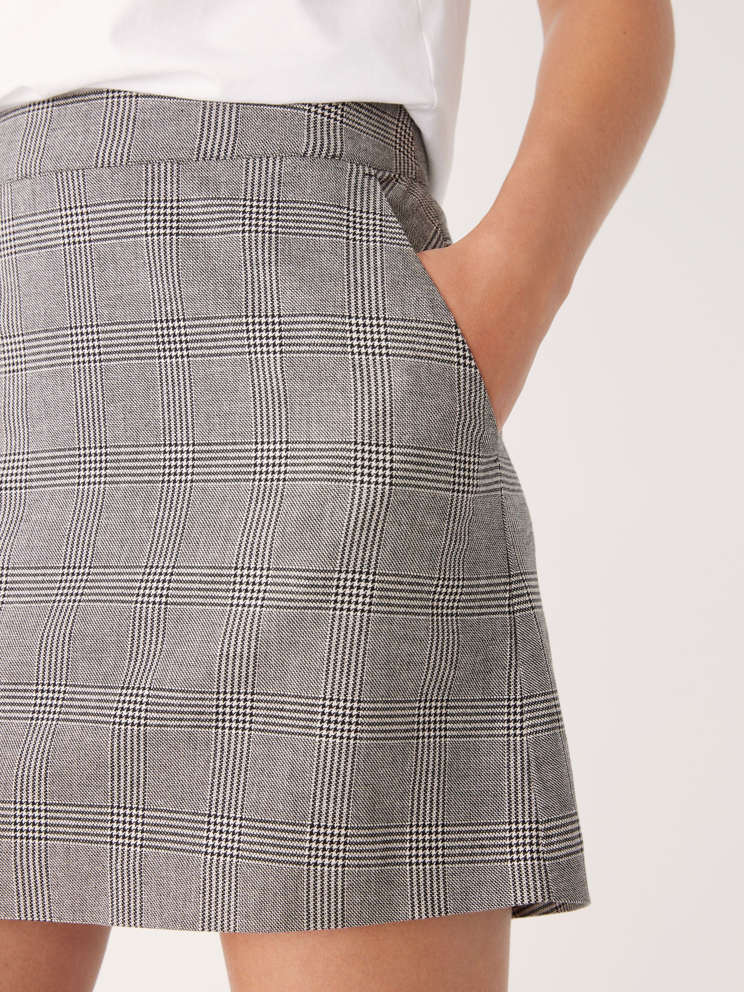 The Plaid Mini Skirt in Black sold by Frank & Oak product image thumbnail 2