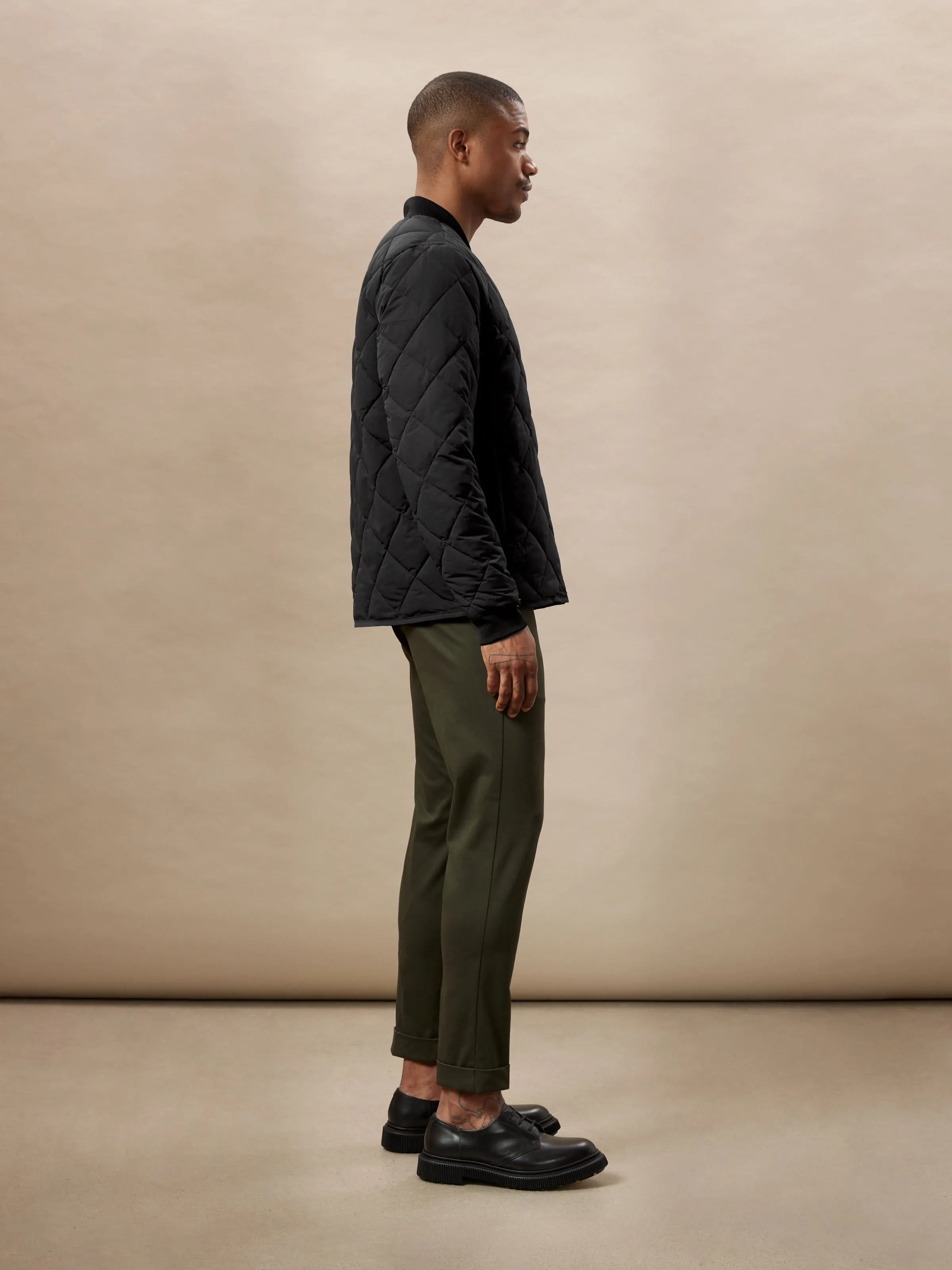 The Skyline Reversible Bomber in Black sold by Frank & Oak product image thumbnail 3