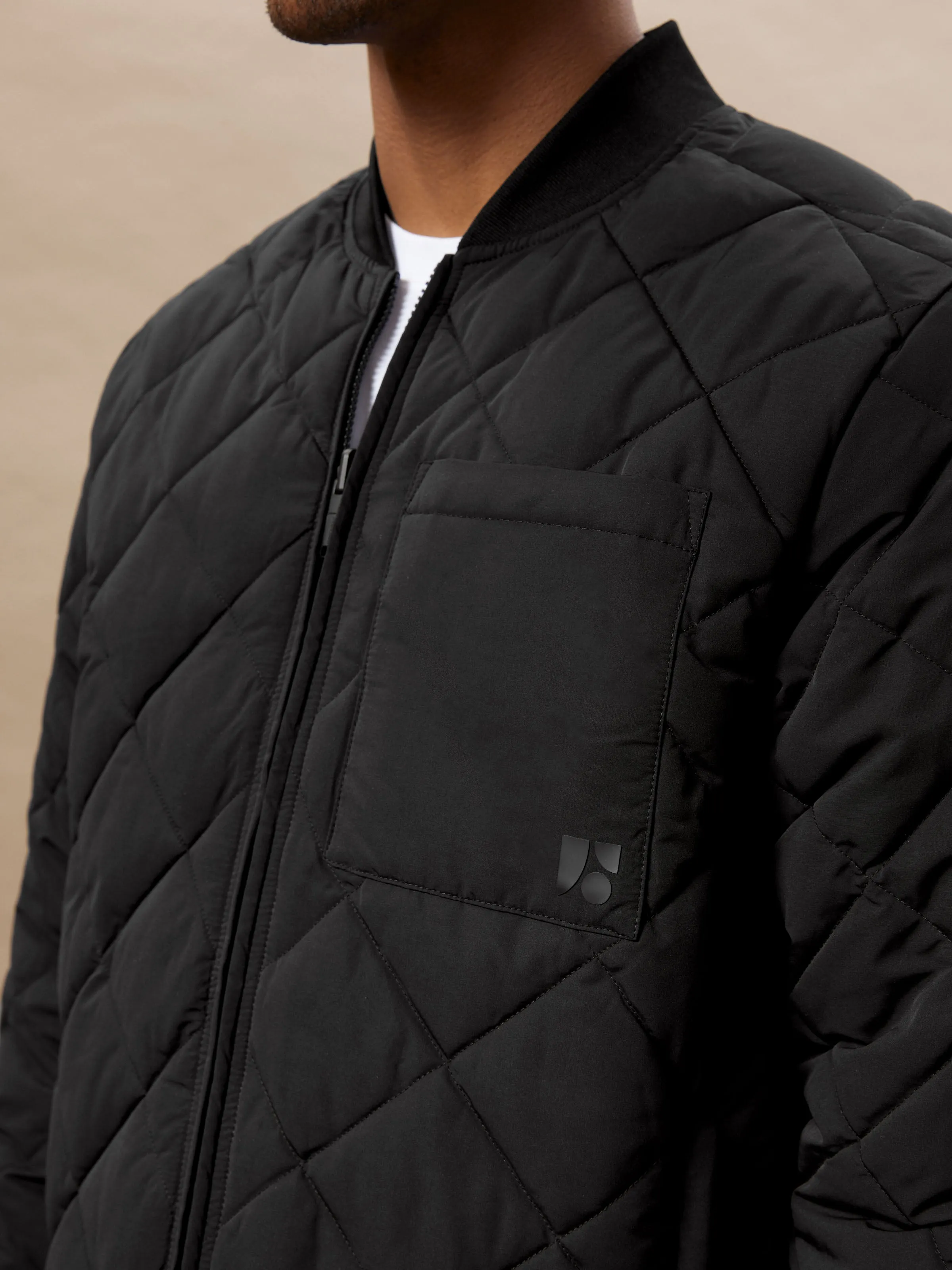 The Skyline Reversible Bomber in Black sold by Frank & Oak product image thumbnail 5