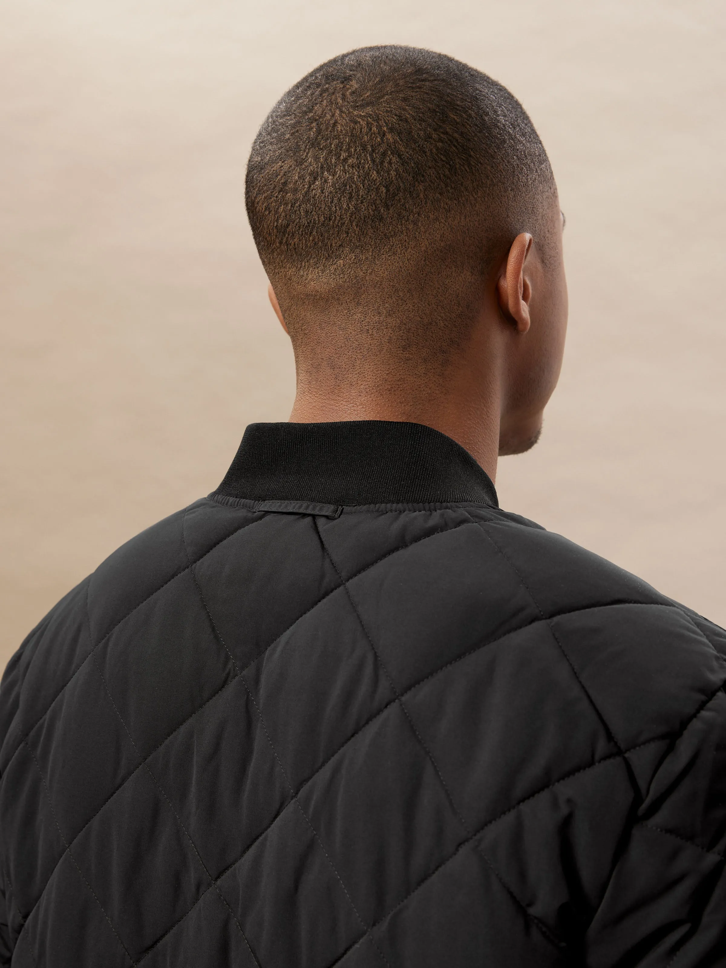 The Skyline Reversible Bomber in Black sold by Frank & Oak product image thumbnail 4