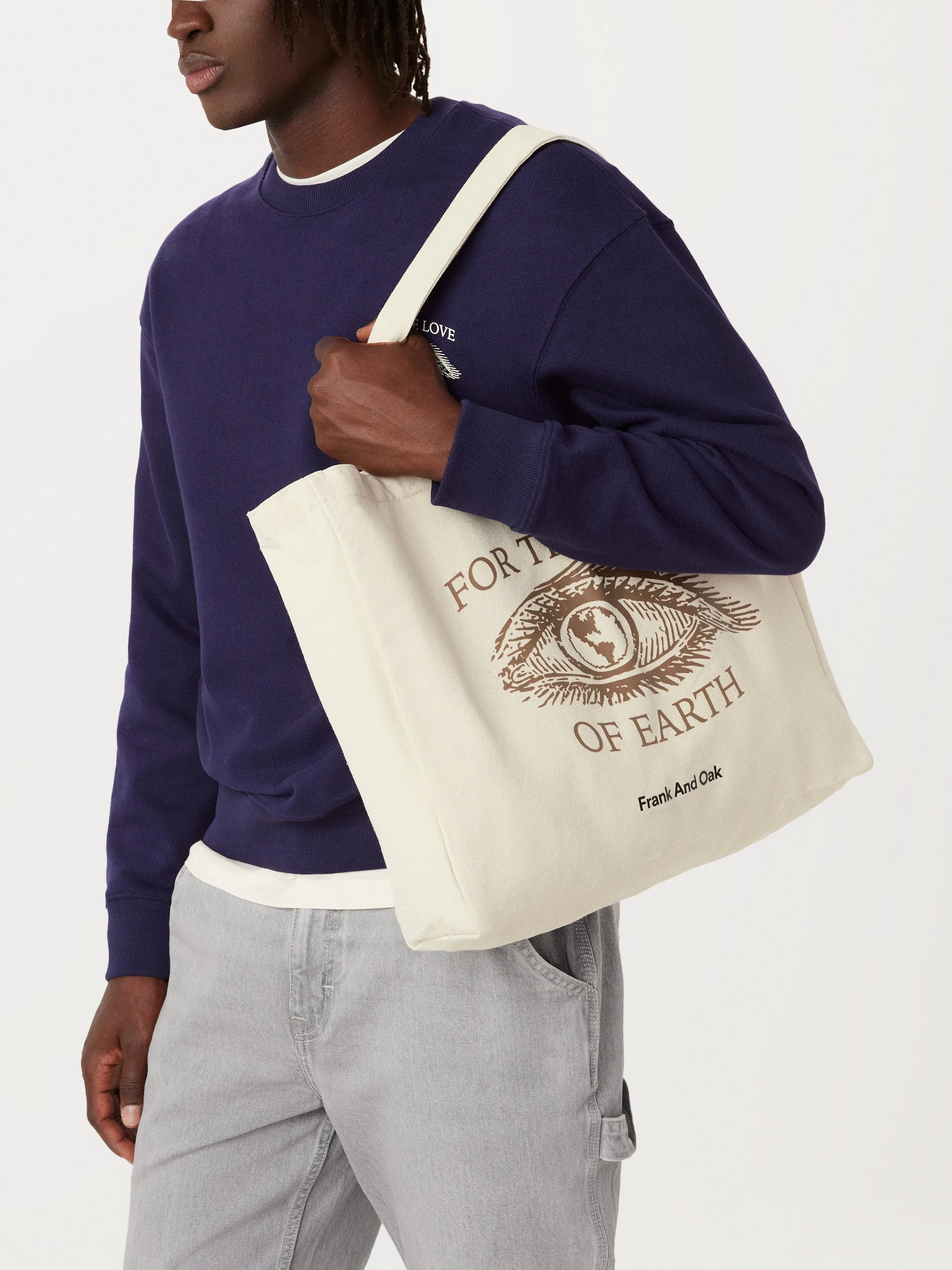 The Earth Day Tote in Natural Light sold by Frank & Oak product image thumbnail 4
