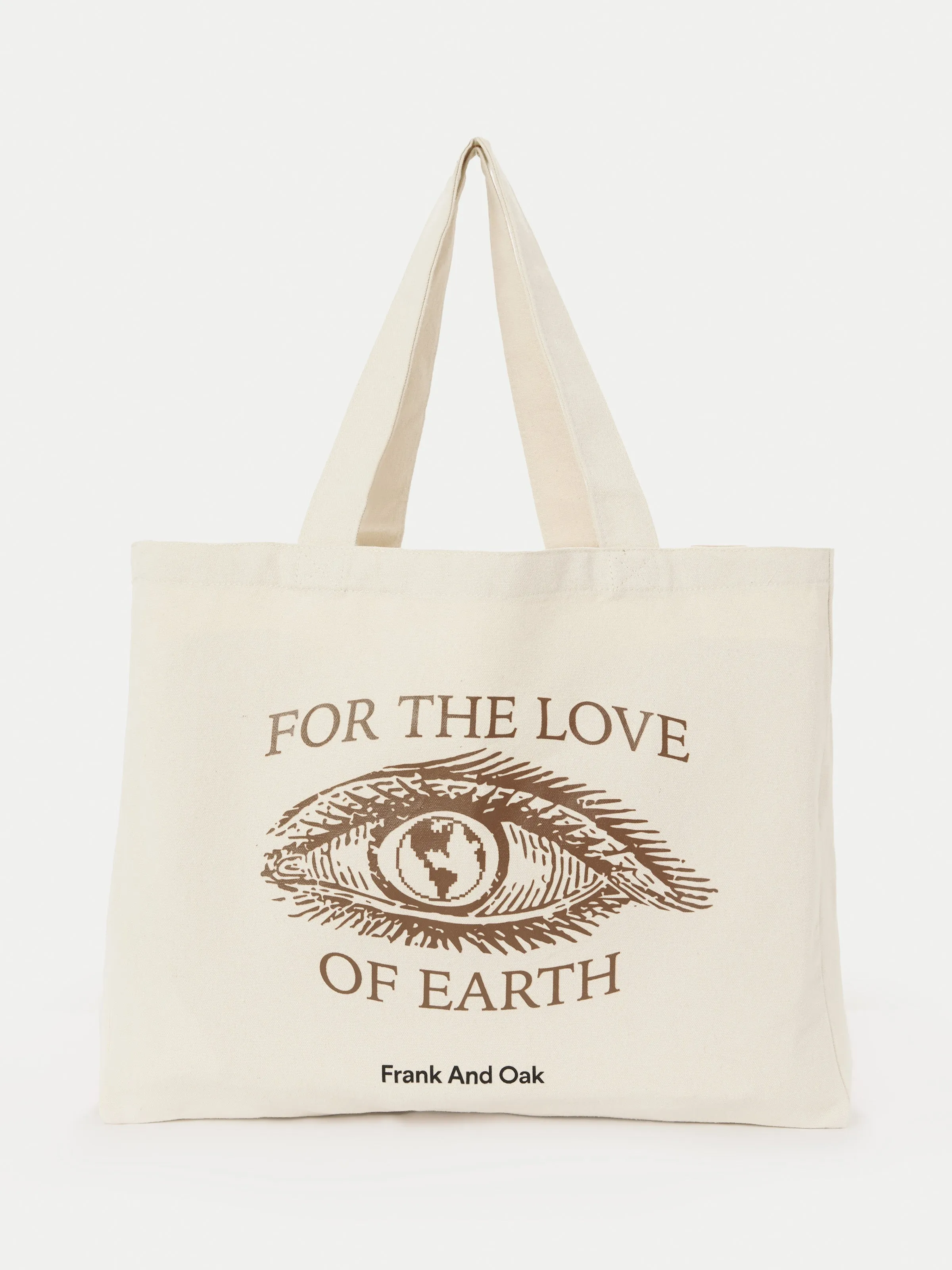 The Earth Day Tote in Natural Light sold by Frank & Oak