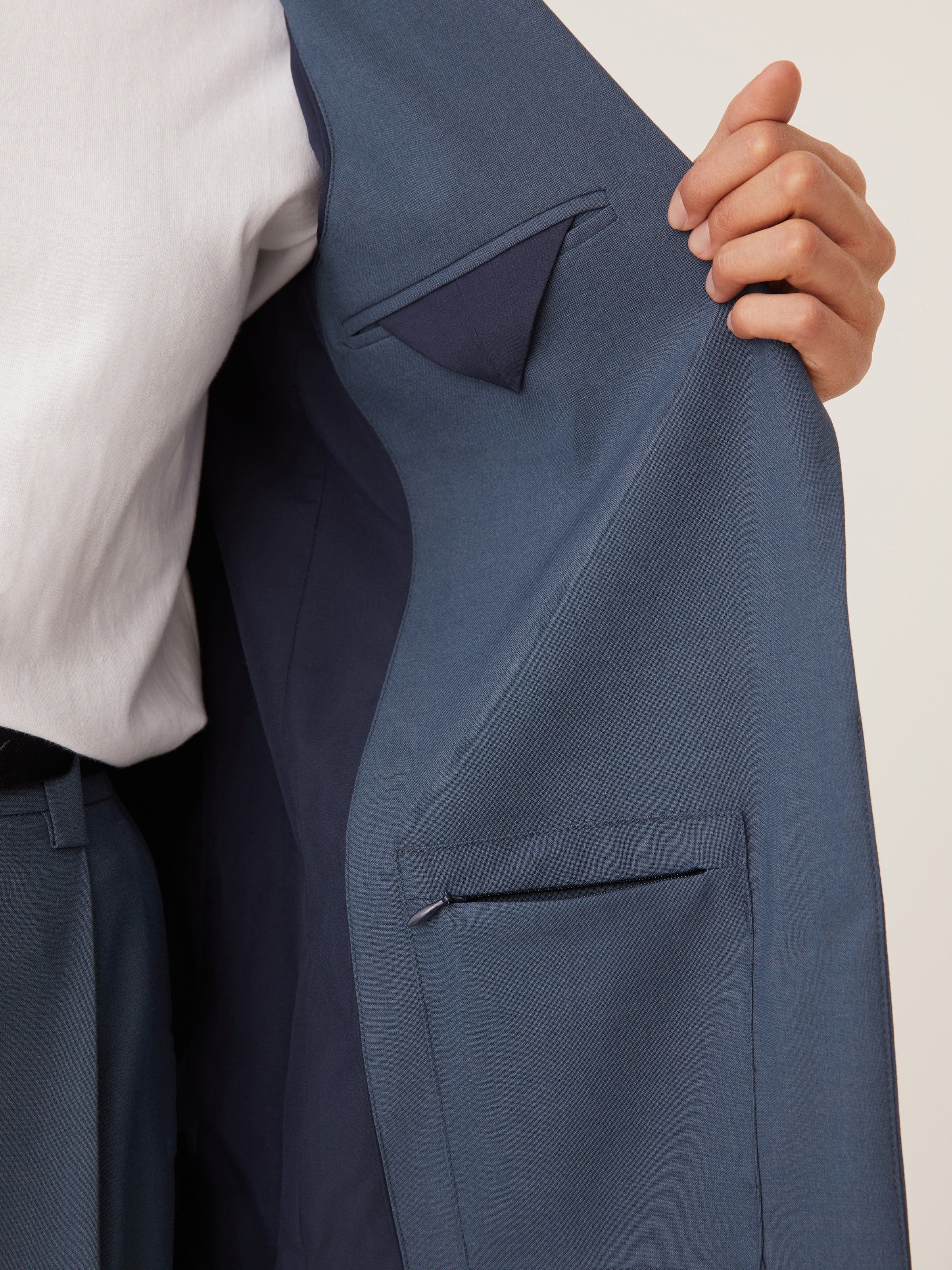 The Classic Blazer in Slate Blue sold by Frank & Oak product image thumbnail 6