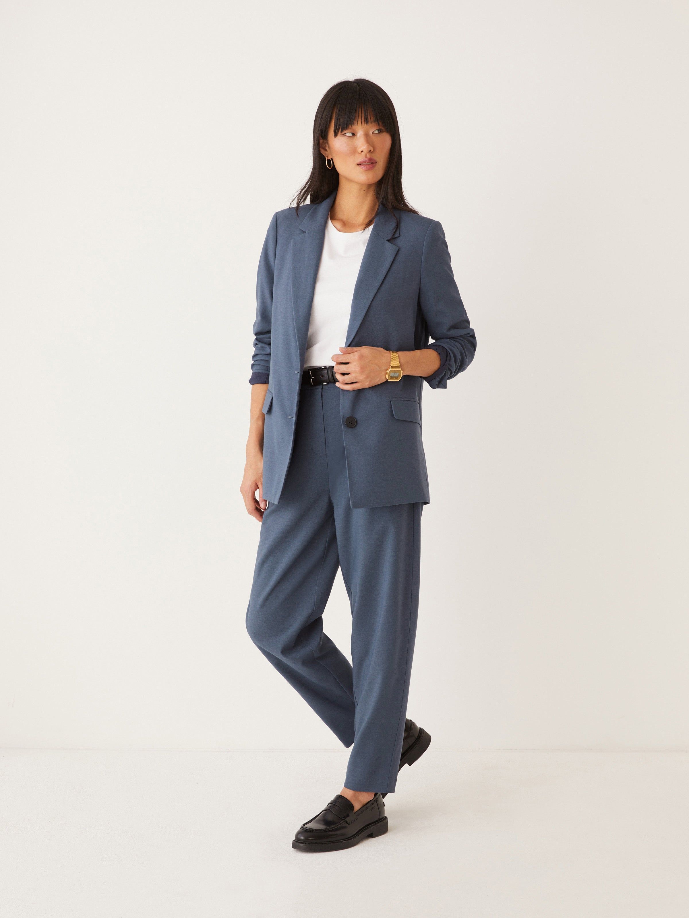 The Classic Blazer in Slate Blue sold by Frank & Oak product image thumbnail 2