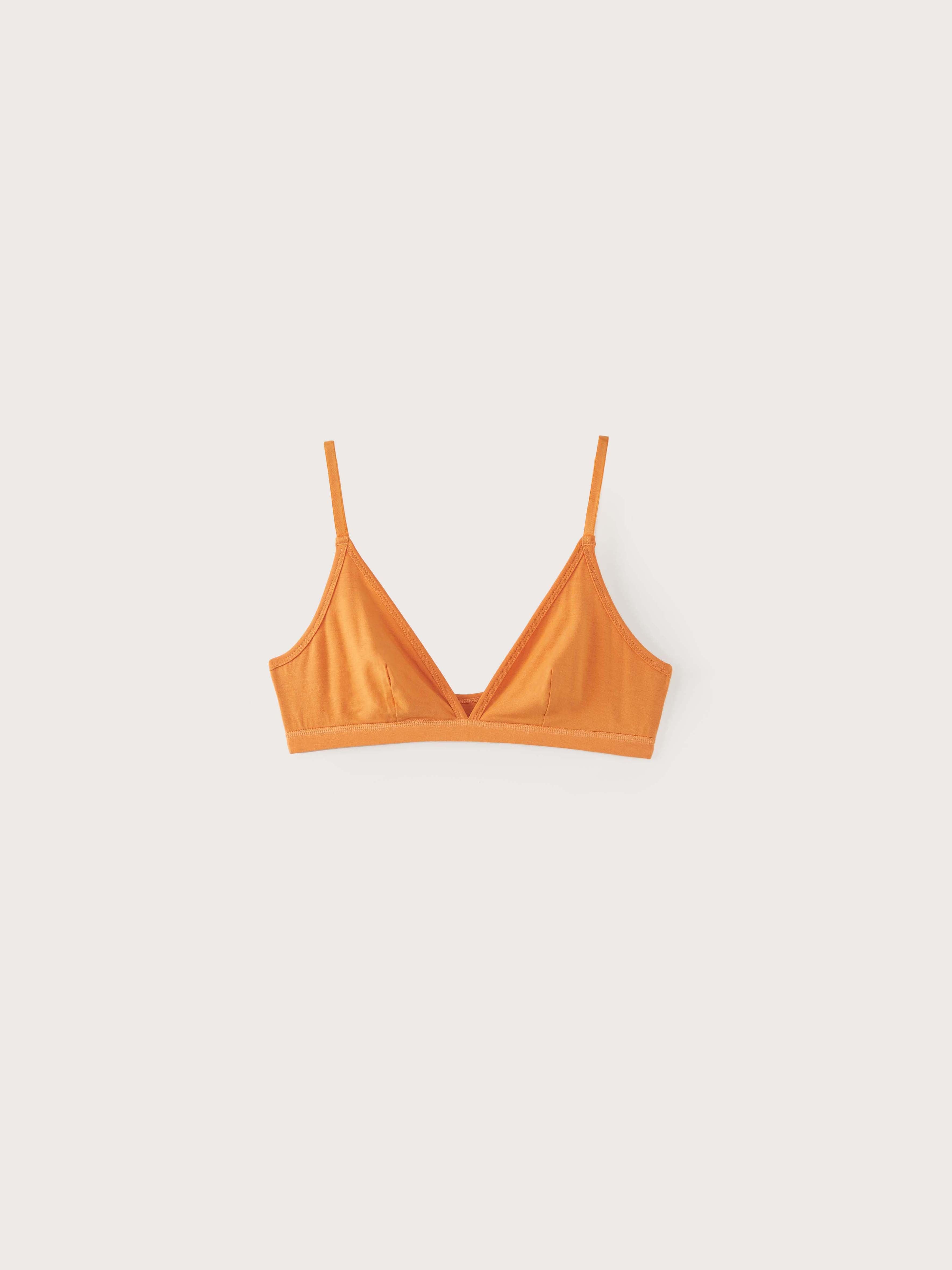 The Fluid Pull-On Triangle Bralette in Honey sold by Frank & Oak product image thumbnail 5