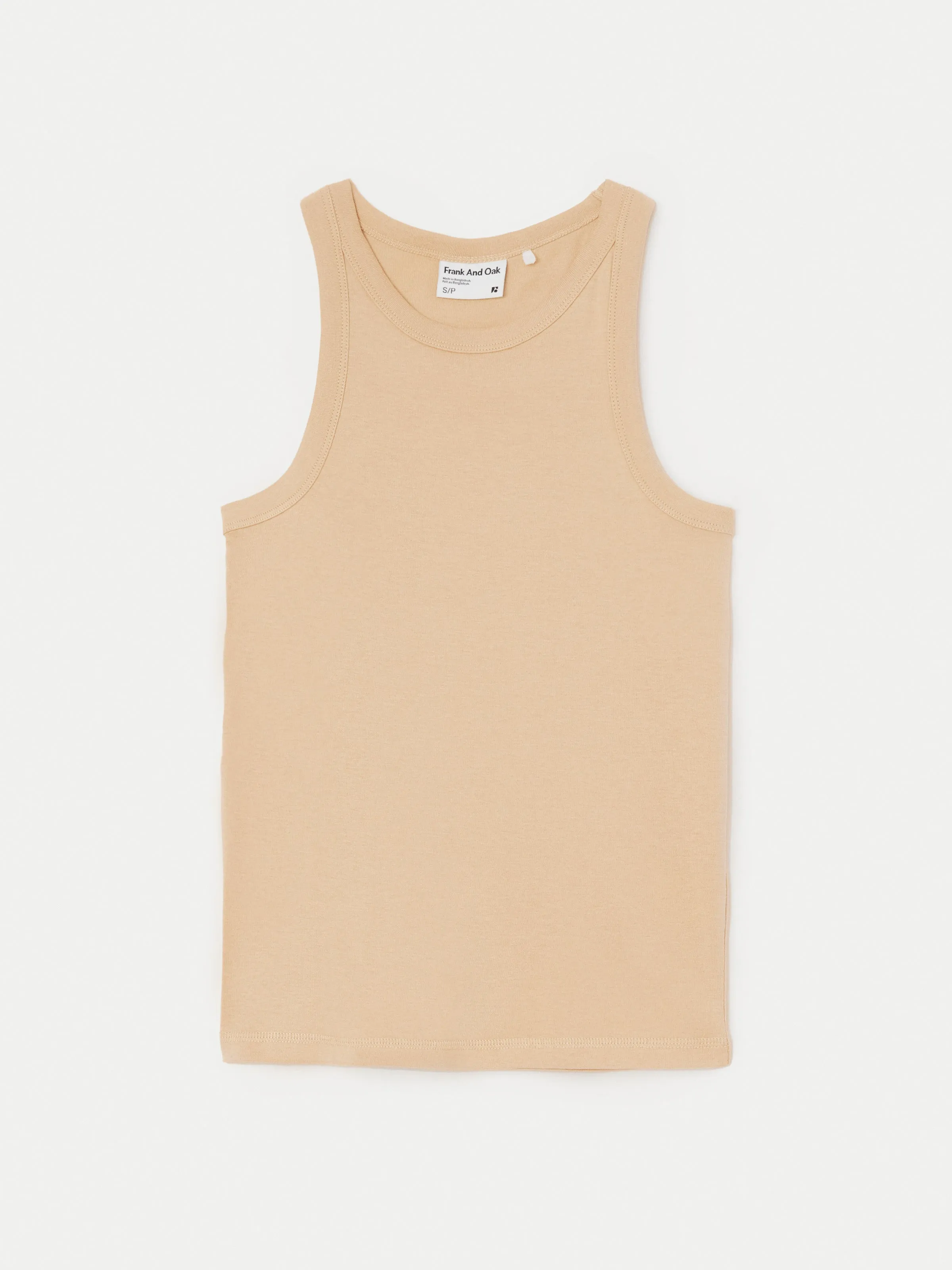The Essential Tank Top in Beige sold by Frank & Oak product image thumbnail 5