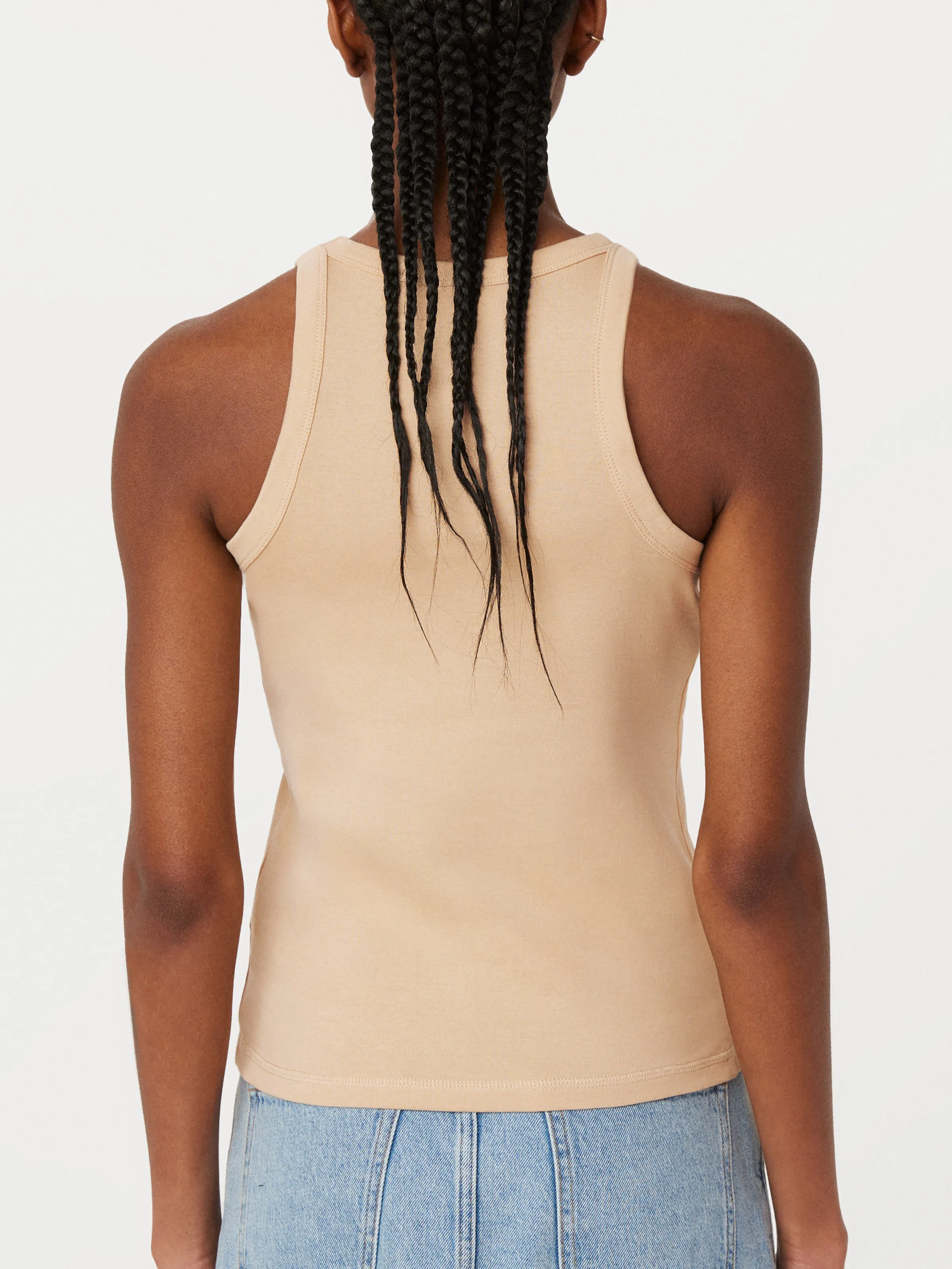 The Essential Tank Top in Beige sold by Frank & Oak product image thumbnail 4