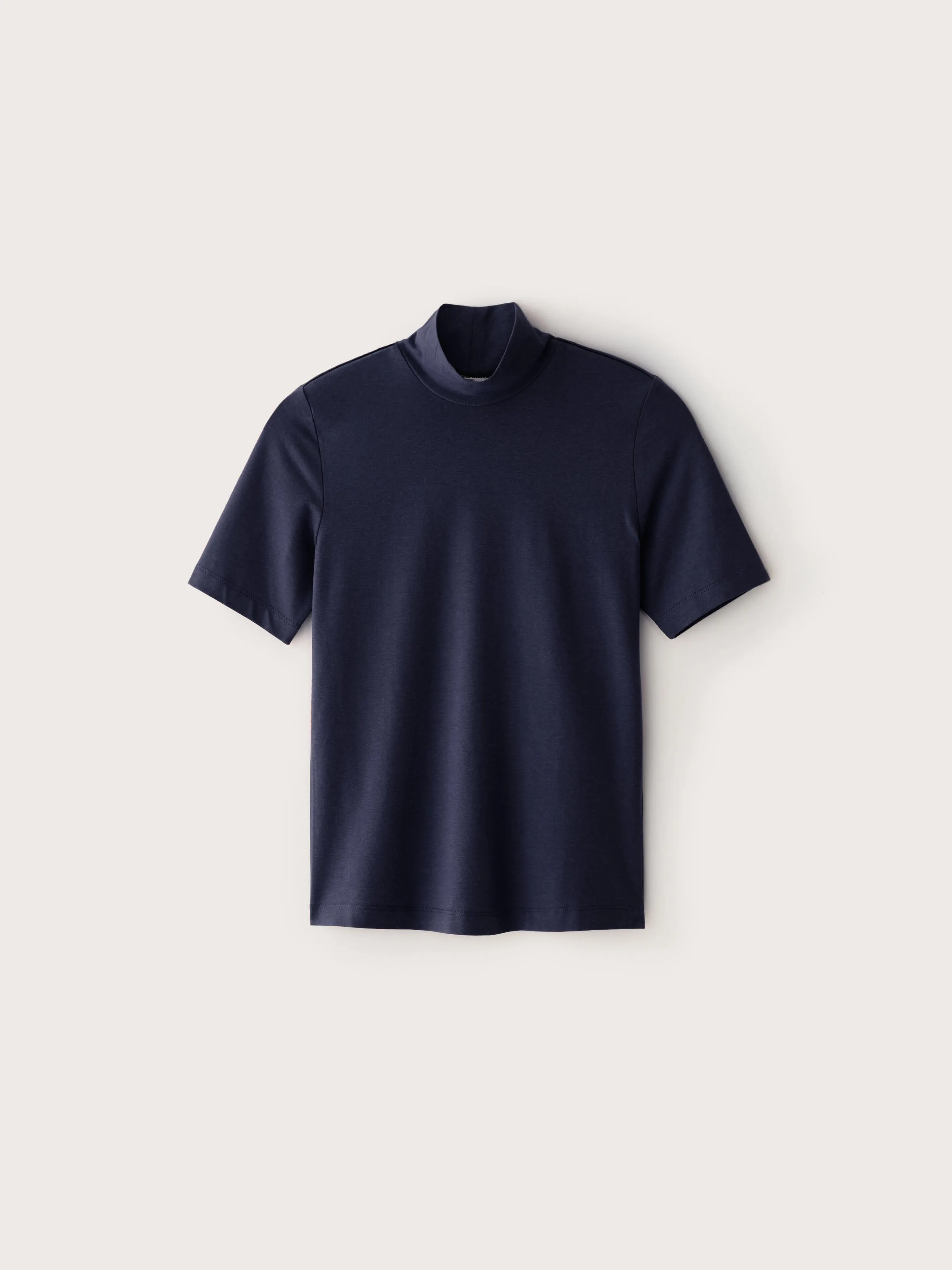 The Mid-Sleeve Mockneck in Dark Blue sold by Frank & Oak product image thumbnail 5