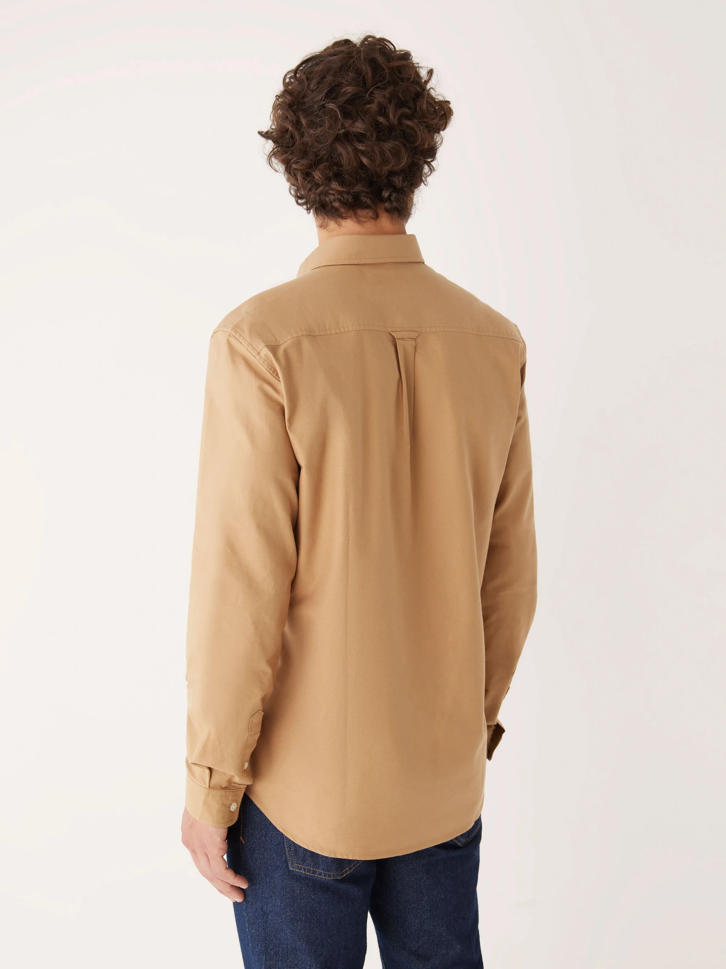 The Jasper Good Cotton Oxford Shirt in Camel sold by Frank & Oak product image thumbnail 3