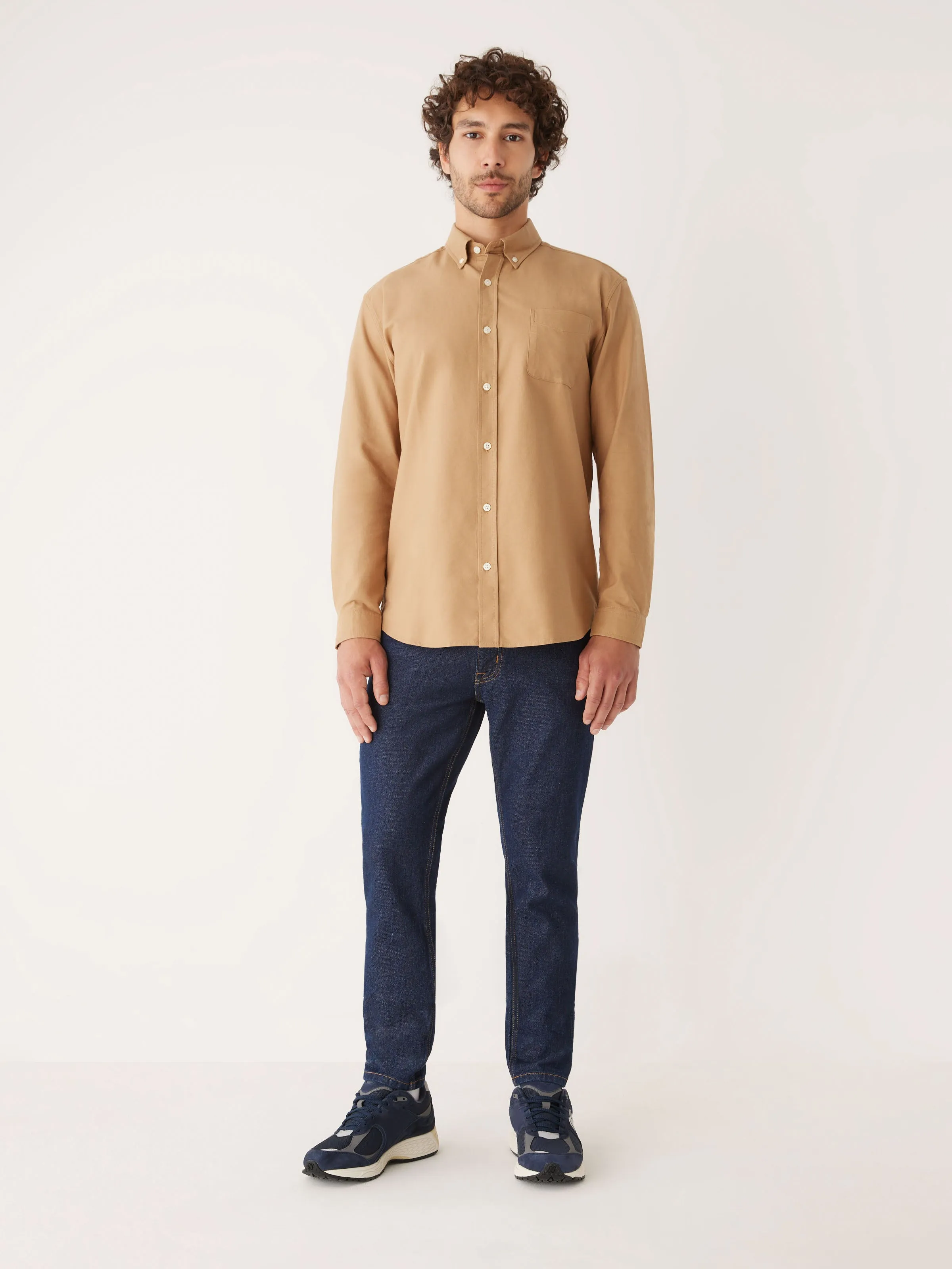 The Jasper Good Cotton Oxford Shirt in Camel sold by Frank & Oak product image thumbnail 2