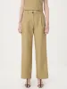 The Annie Straight Loose Pant in Cream Yellow sold by Frank & Oak