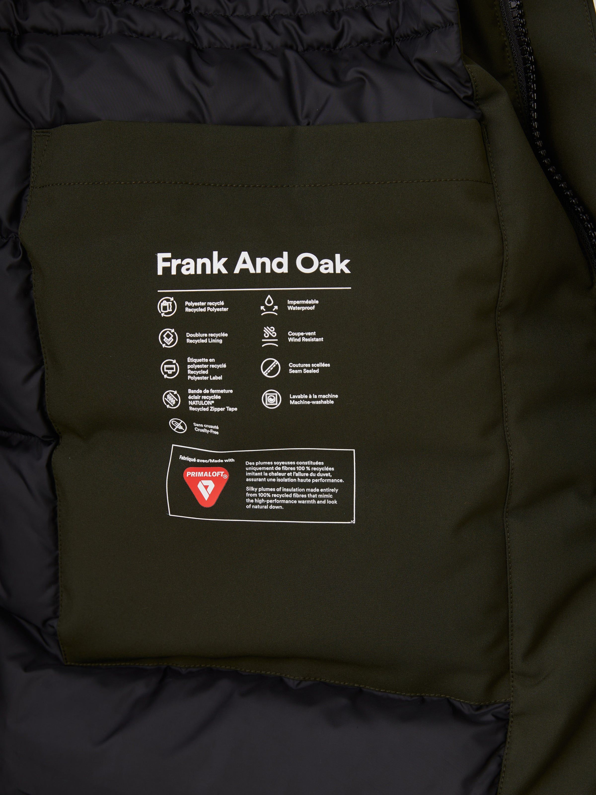The Capital Parka in Rosin sold by Frank & Oak product image thumbnail 5