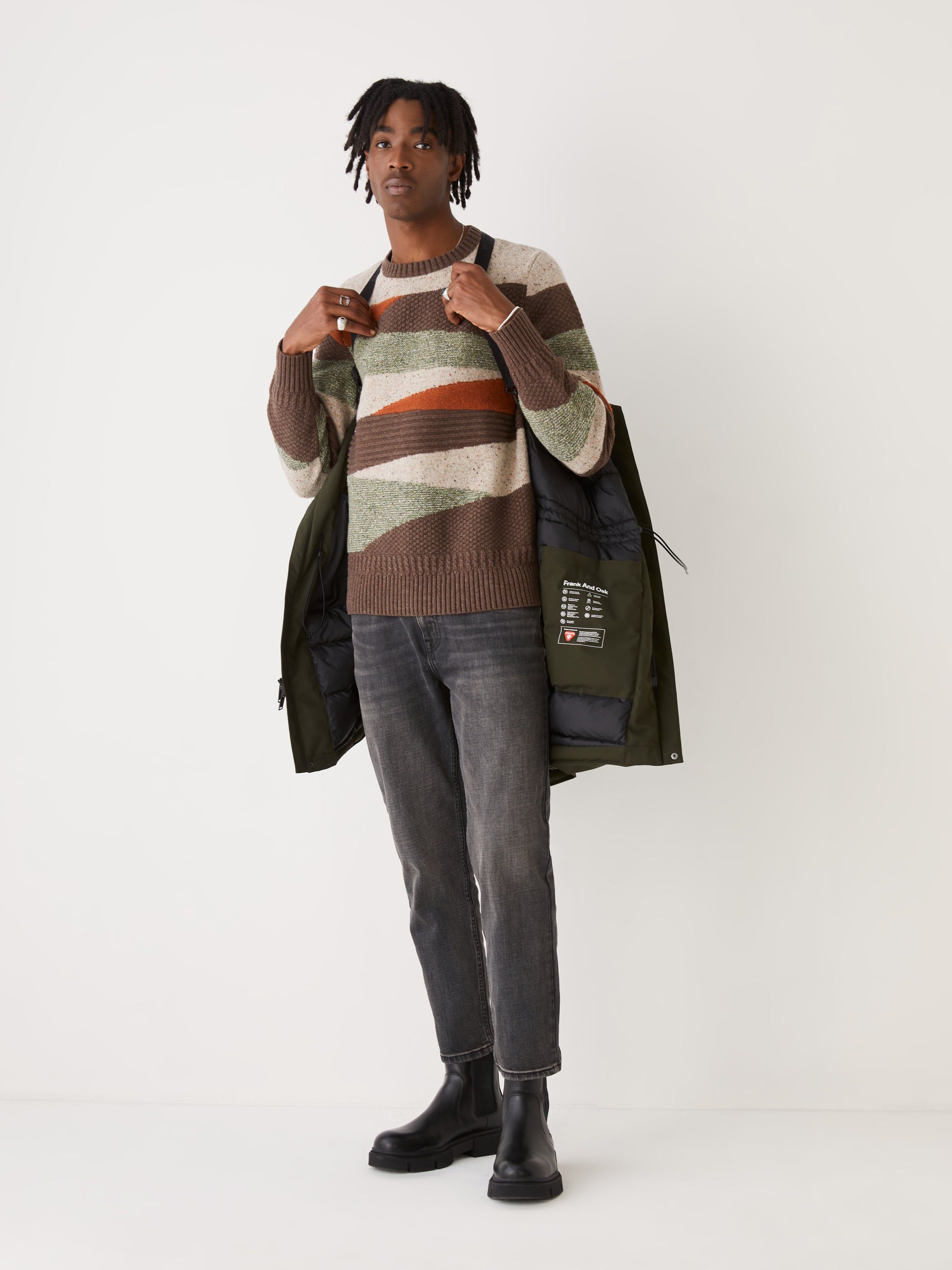 The Capital Parka in Rosin sold by Frank & Oak product image thumbnail 3