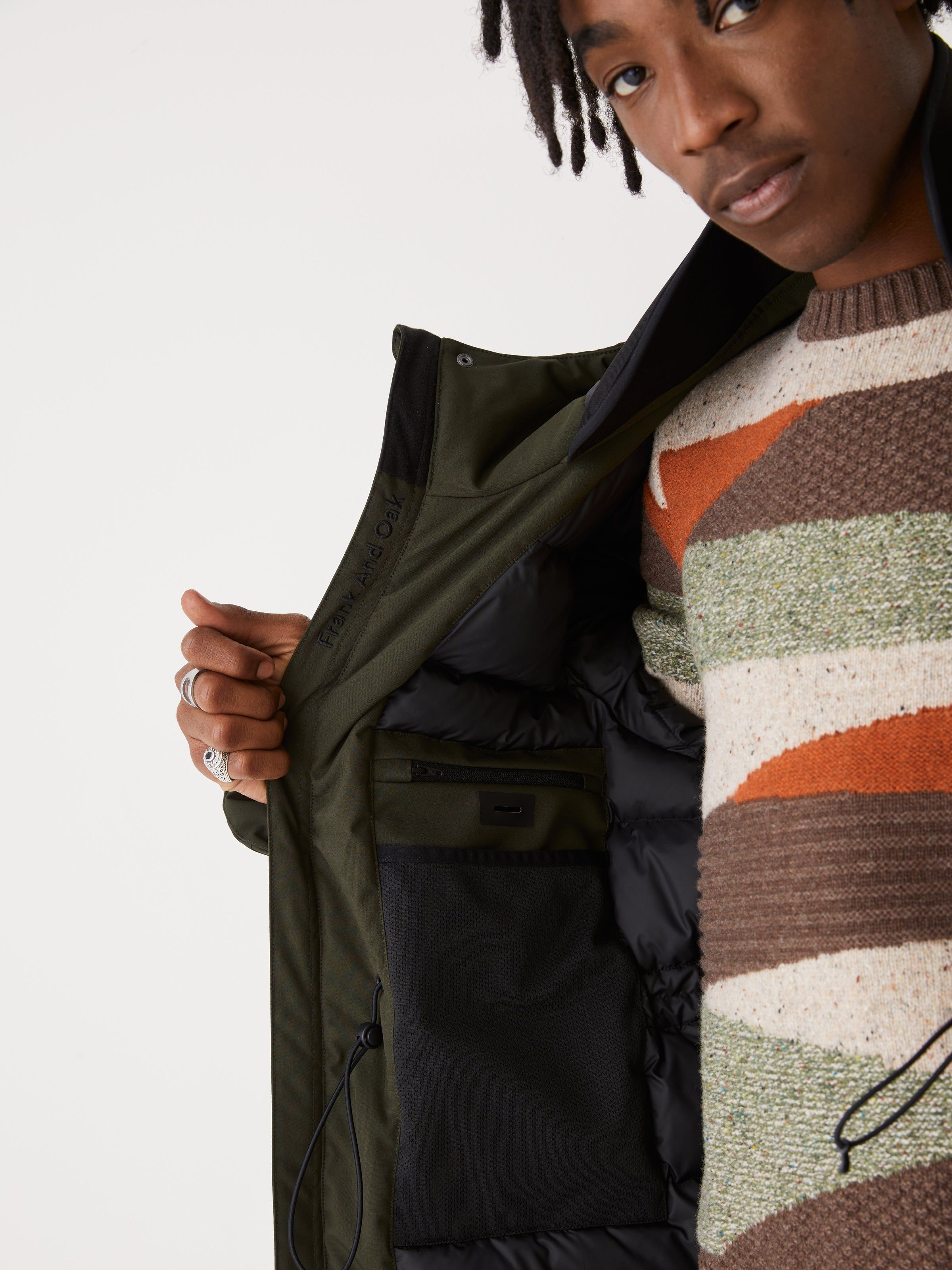 The Capital Parka in Rosin sold by Frank & Oak product image thumbnail 6