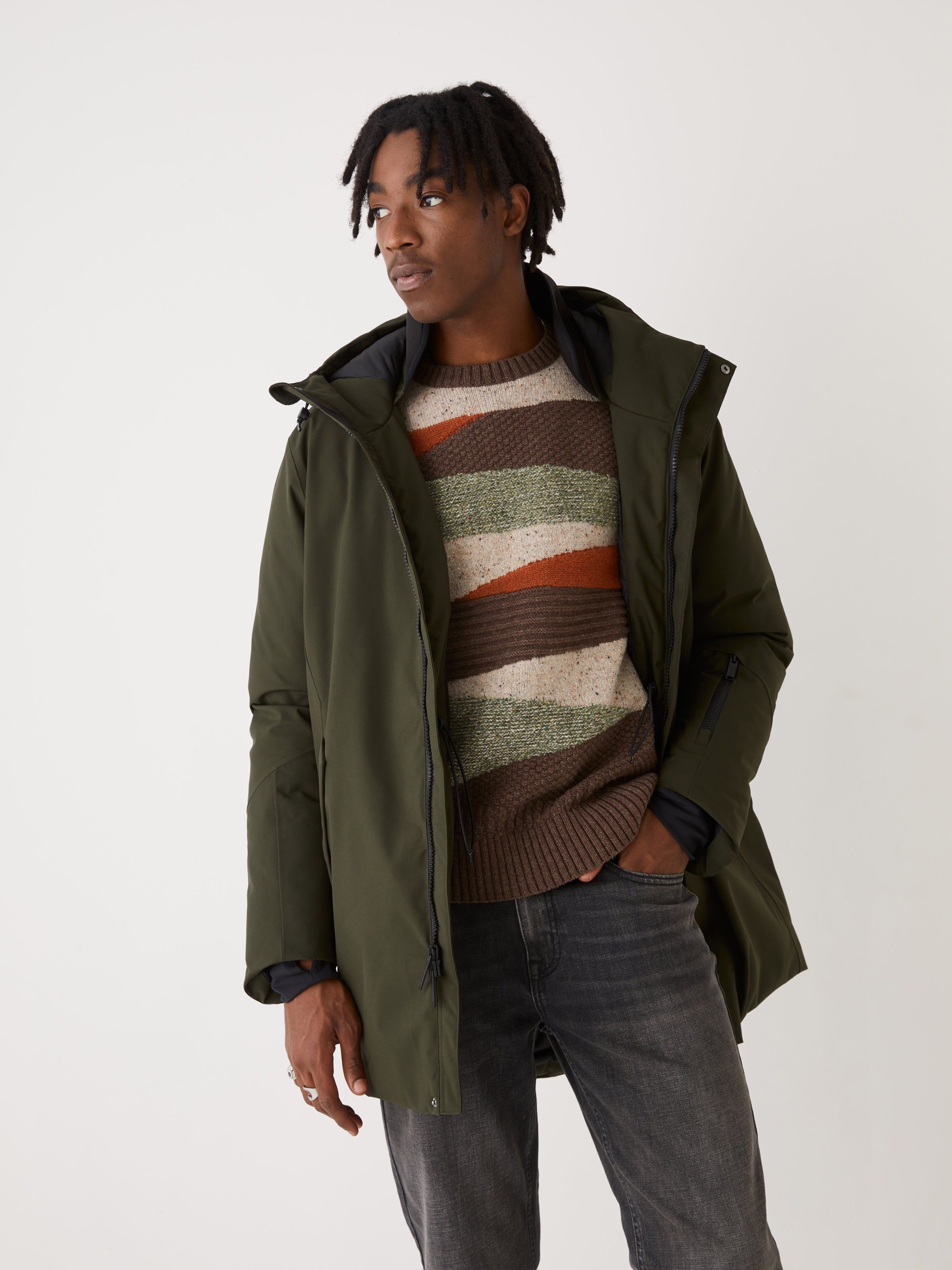 The Capital Parka in Rosin sold by Frank & Oak product image thumbnail 4
