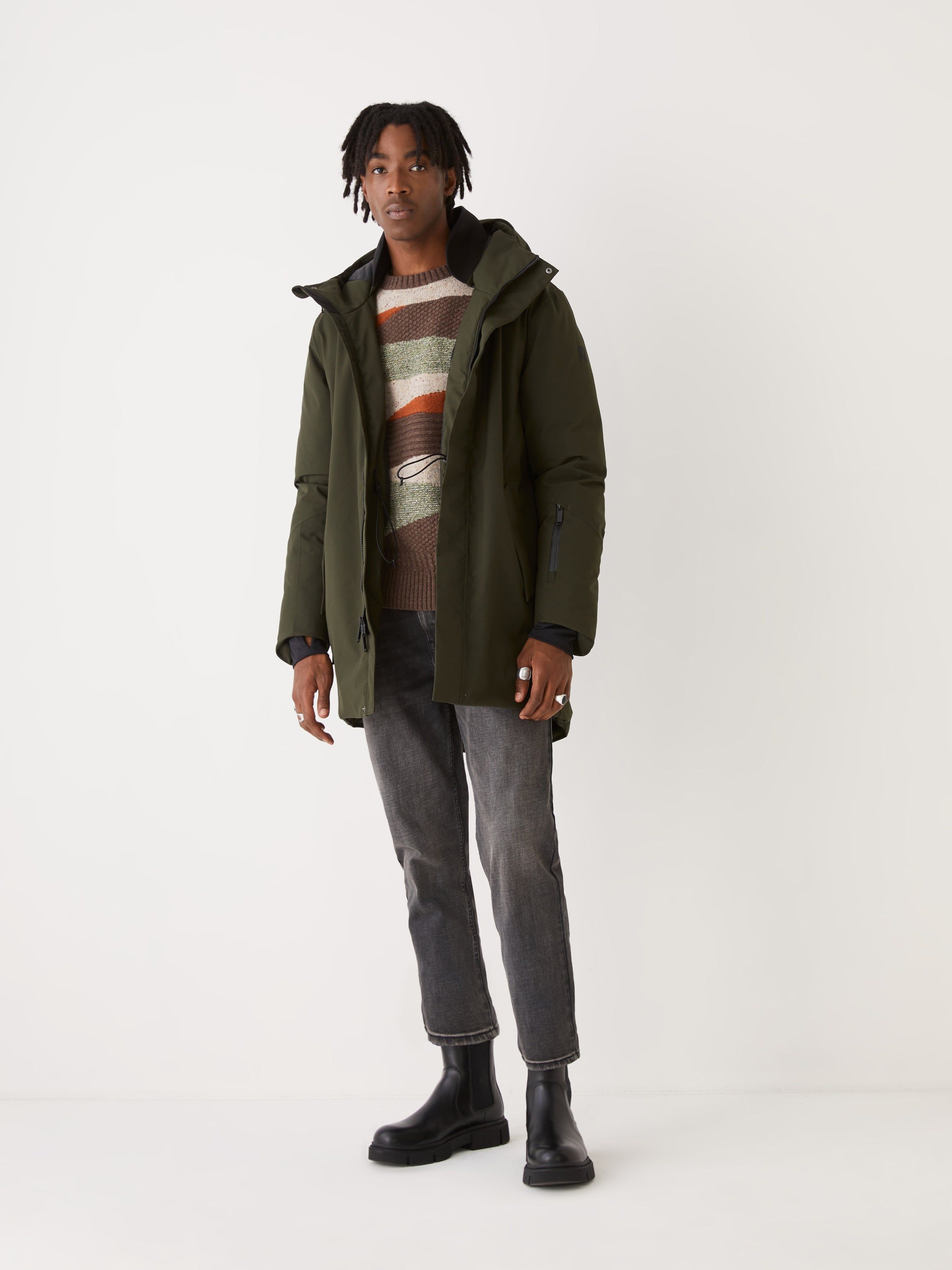 The Capital Parka in Rosin sold by Frank & Oak product image thumbnail 2