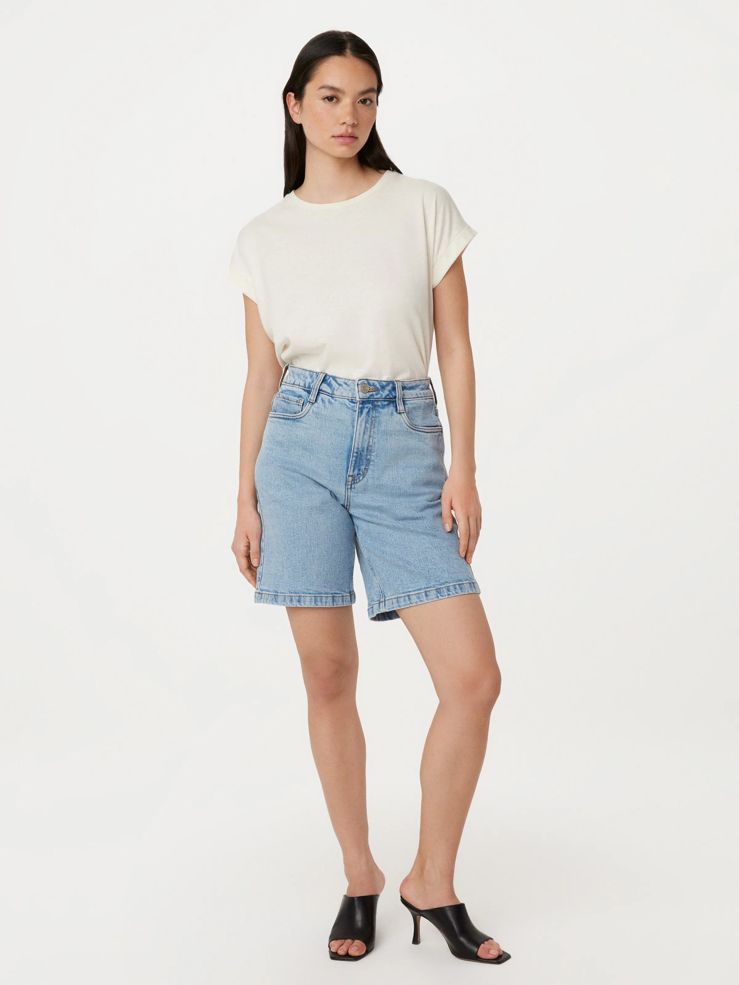 The Hemp Relaxed T-Shirt in Off White sold by Frank & Oak product image thumbnail 2