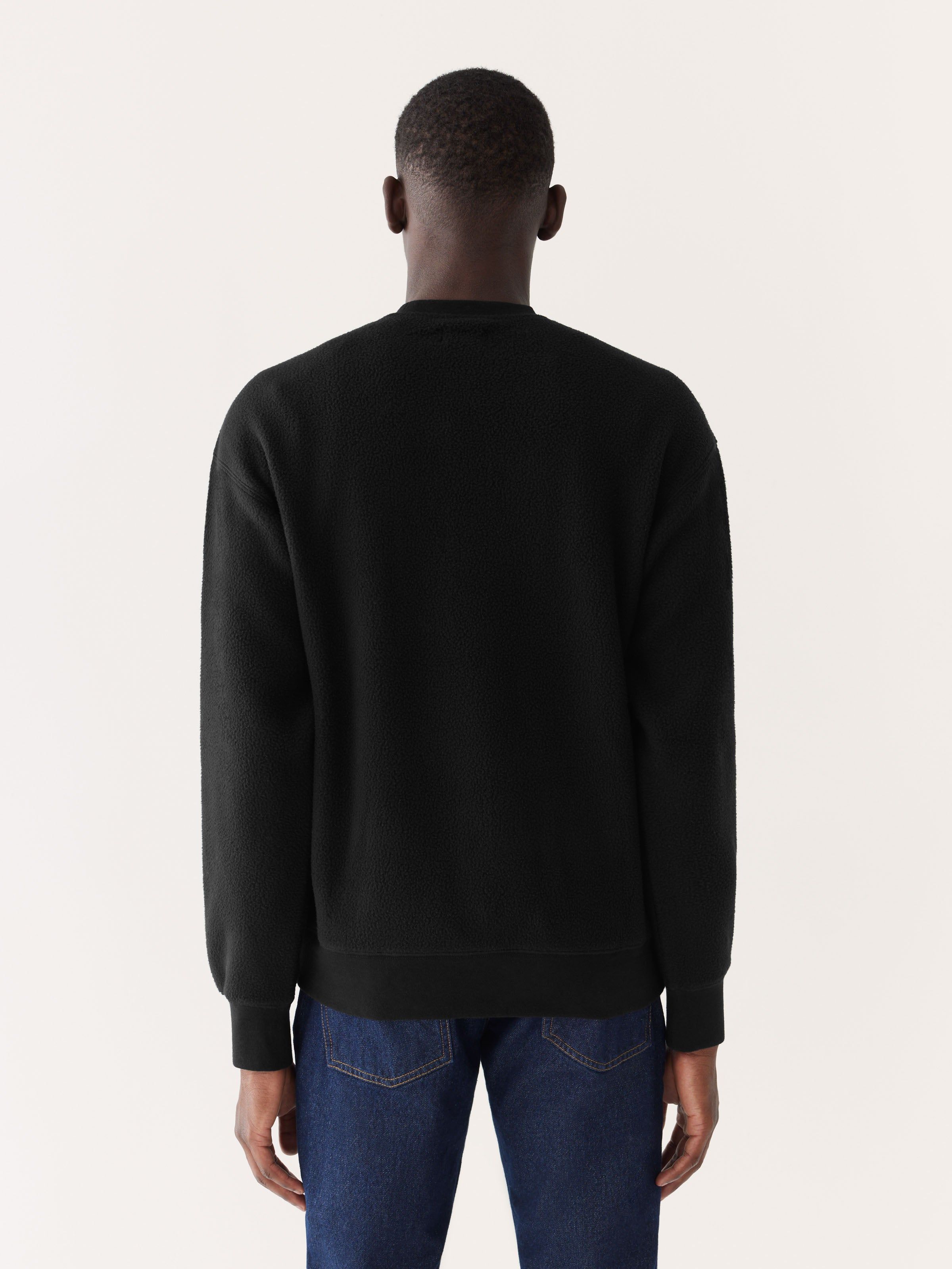 The Explorer Polar Fleece Crewneck in Black sold by Frank & Oak product image thumbnail 3