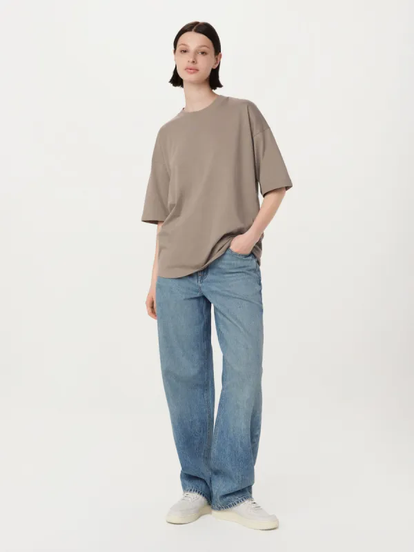 The Loose T-Shirt in Taupe sold by Frank & Oak