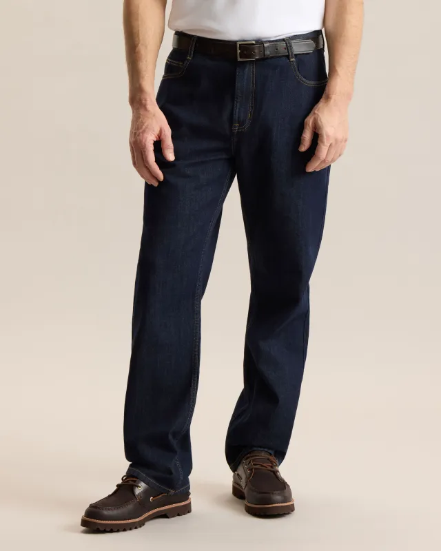 DARK INDIGO STRAIGHT LEG DENIM sold by Frank & Oak