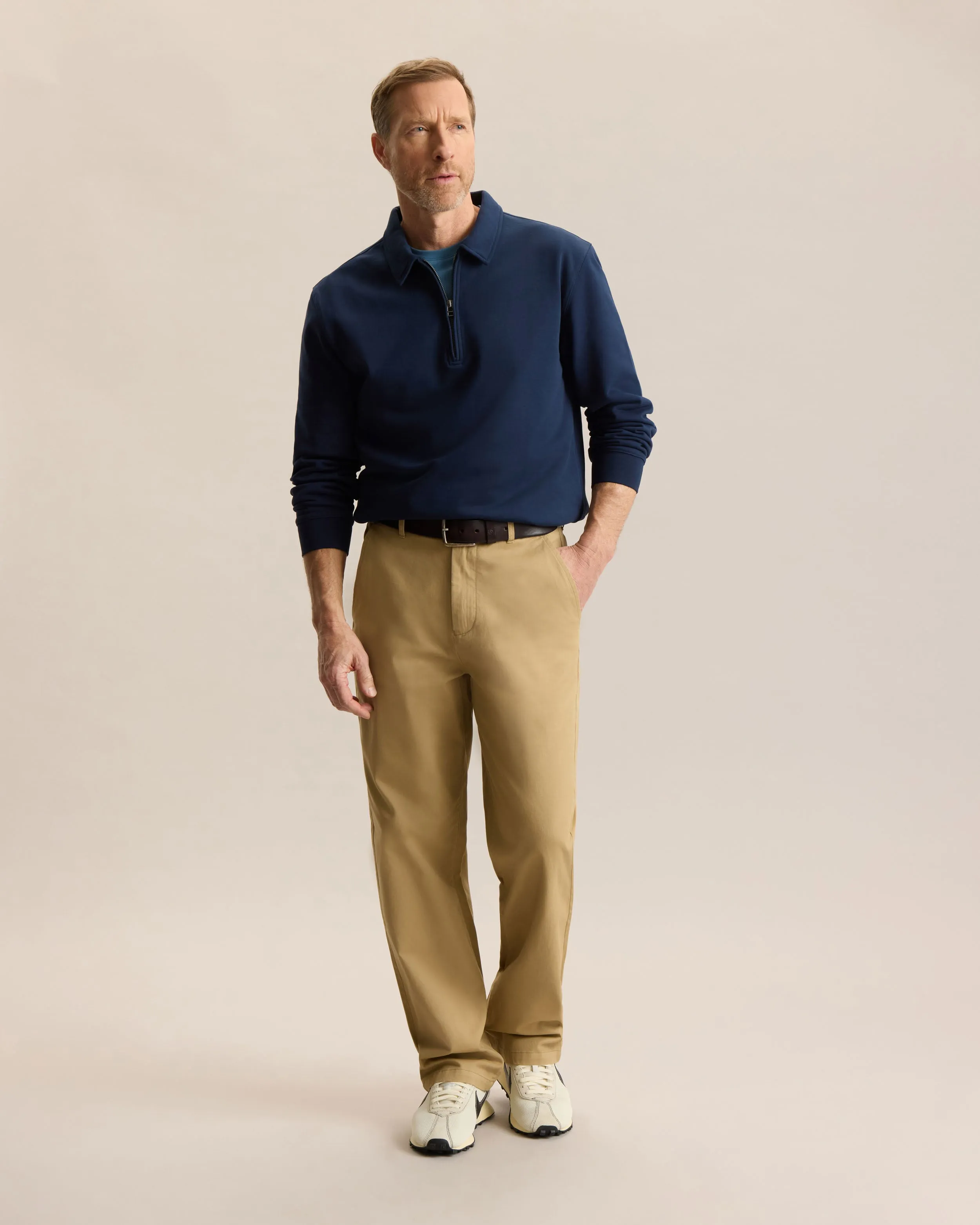 ESSENTIAL QUARTER ZIP SWEATSHIRT sold by Frank & Oak product image thumbnail 5