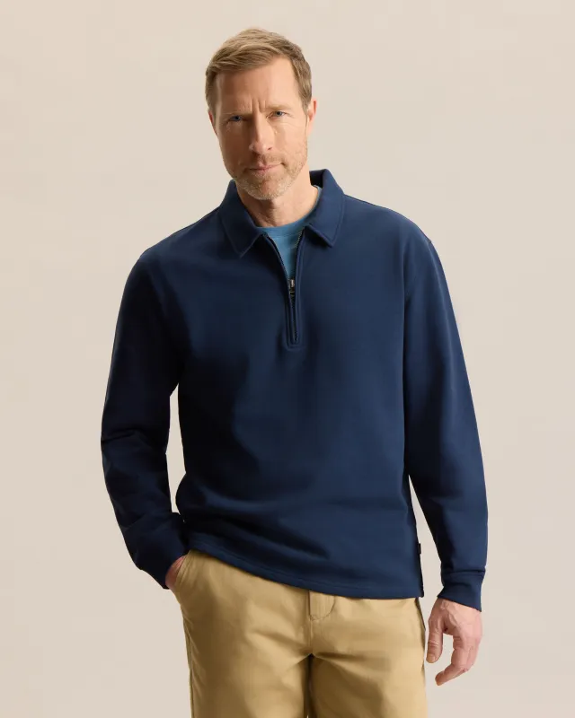ESSENTIAL QUARTER ZIP SWEATSHIRT made by Frank & Oak