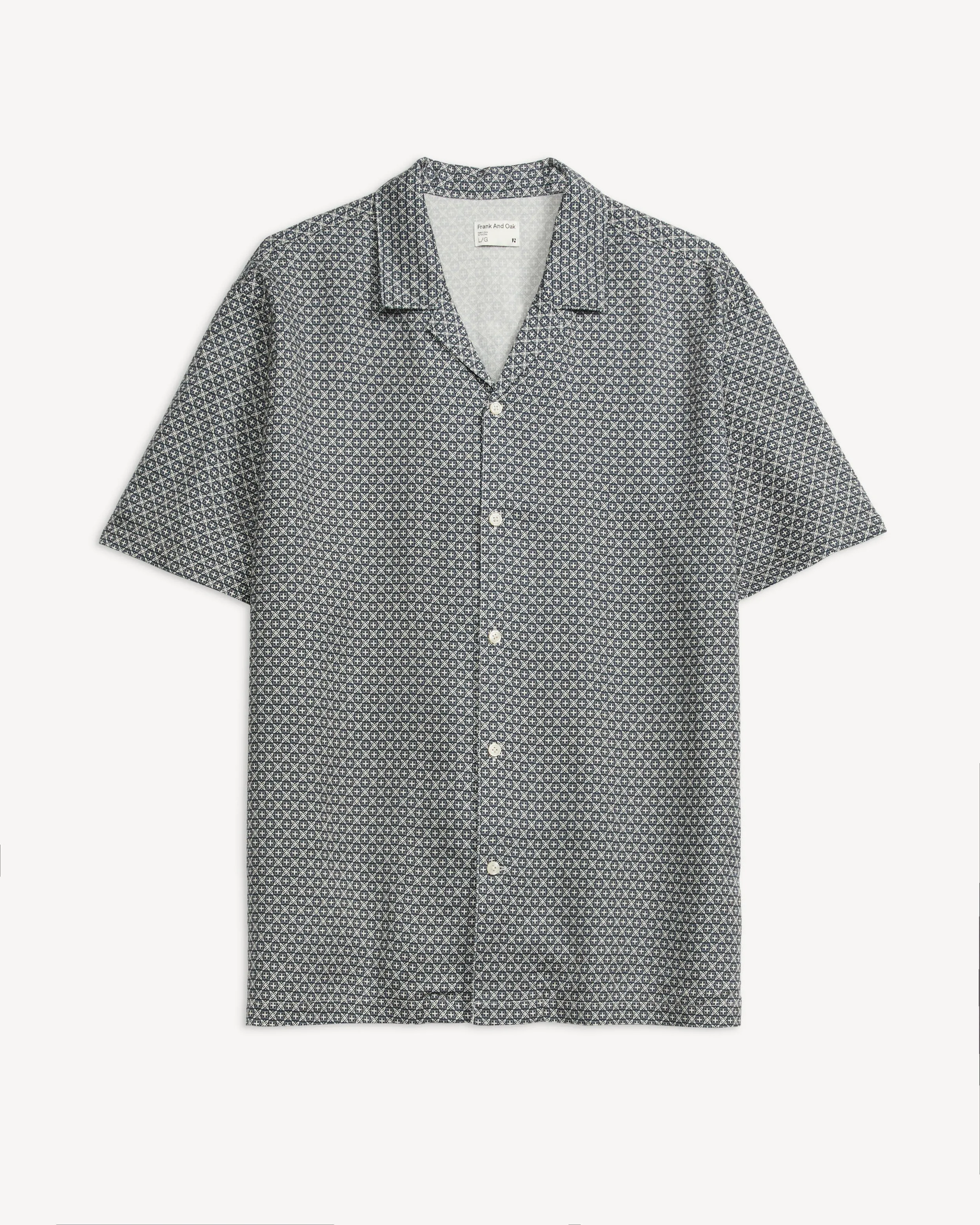 PRINTED TENCEL™ LYOCELL RESORT SHIRT sold by Frank & Oak product image thumbnail 5