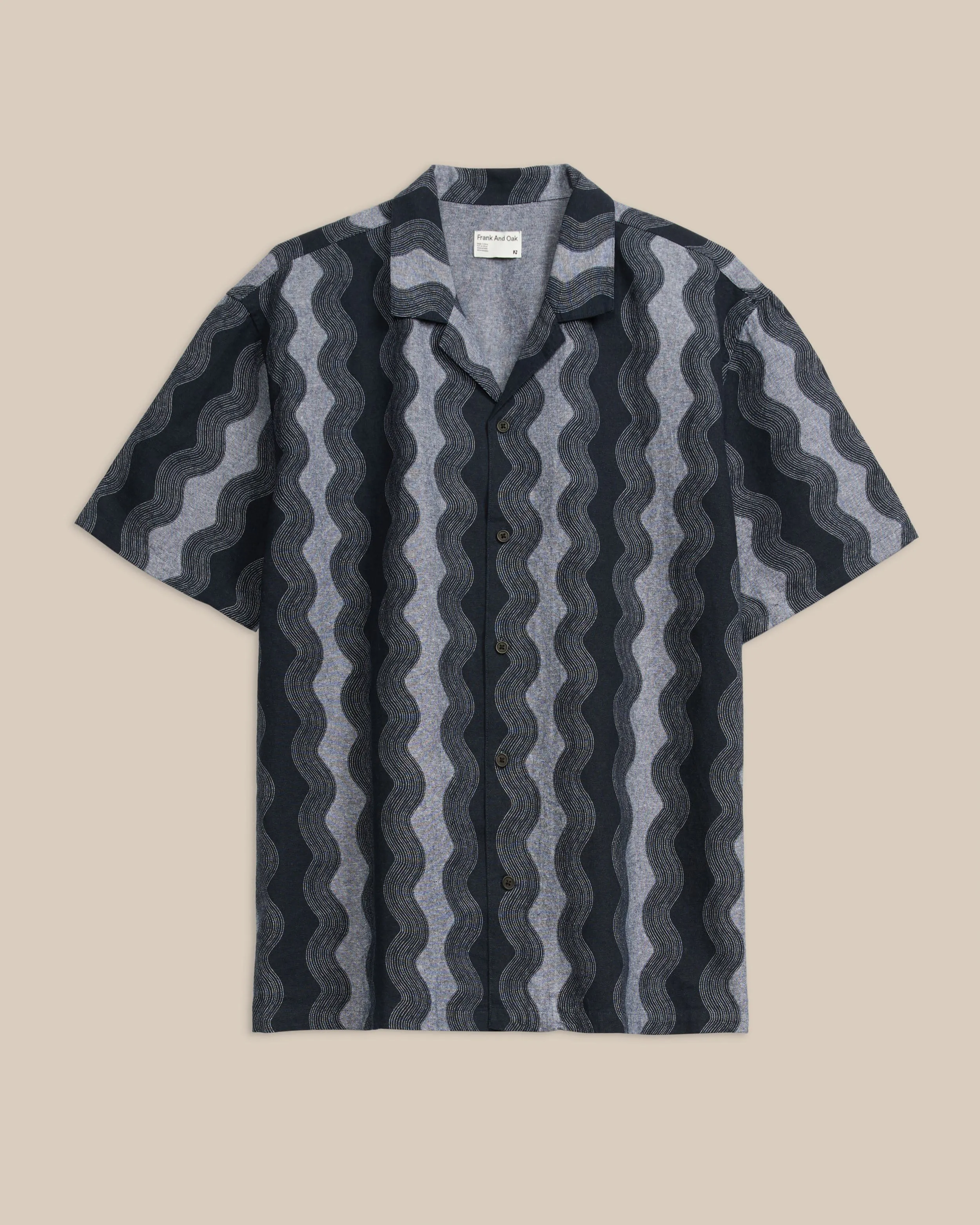 PRINTED CHAMBRAY RESORT SHIRT sold by Frank & Oak product image thumbnail 5