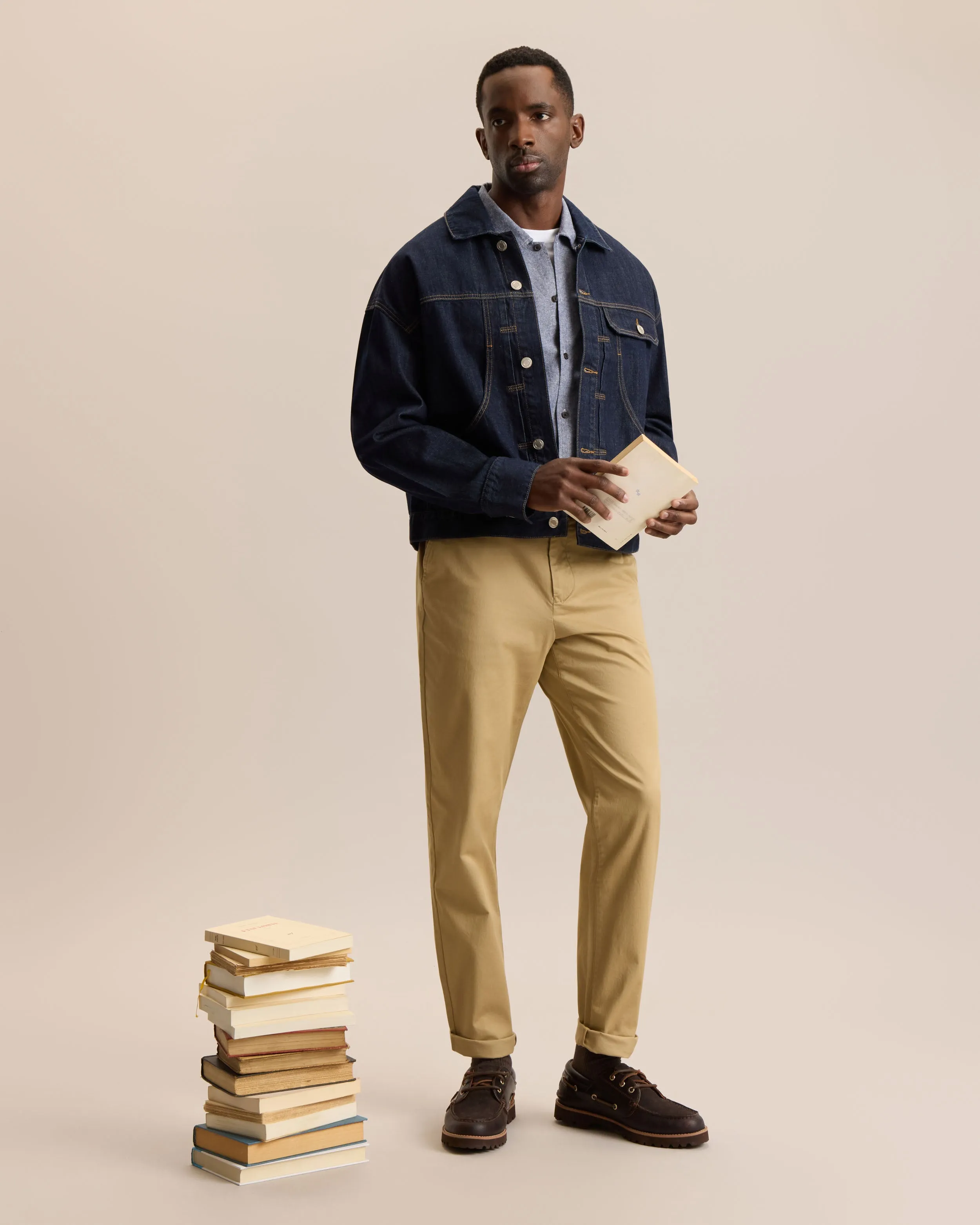 ESSENTIAL SLIM CHINO PANT sold by Frank & Oak product image thumbnail 2