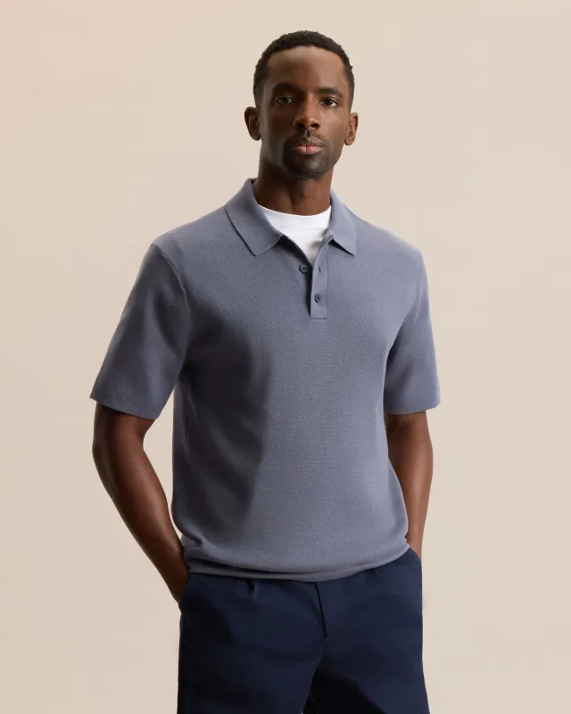 MILANO KNIT POLO sold by Frank & Oak