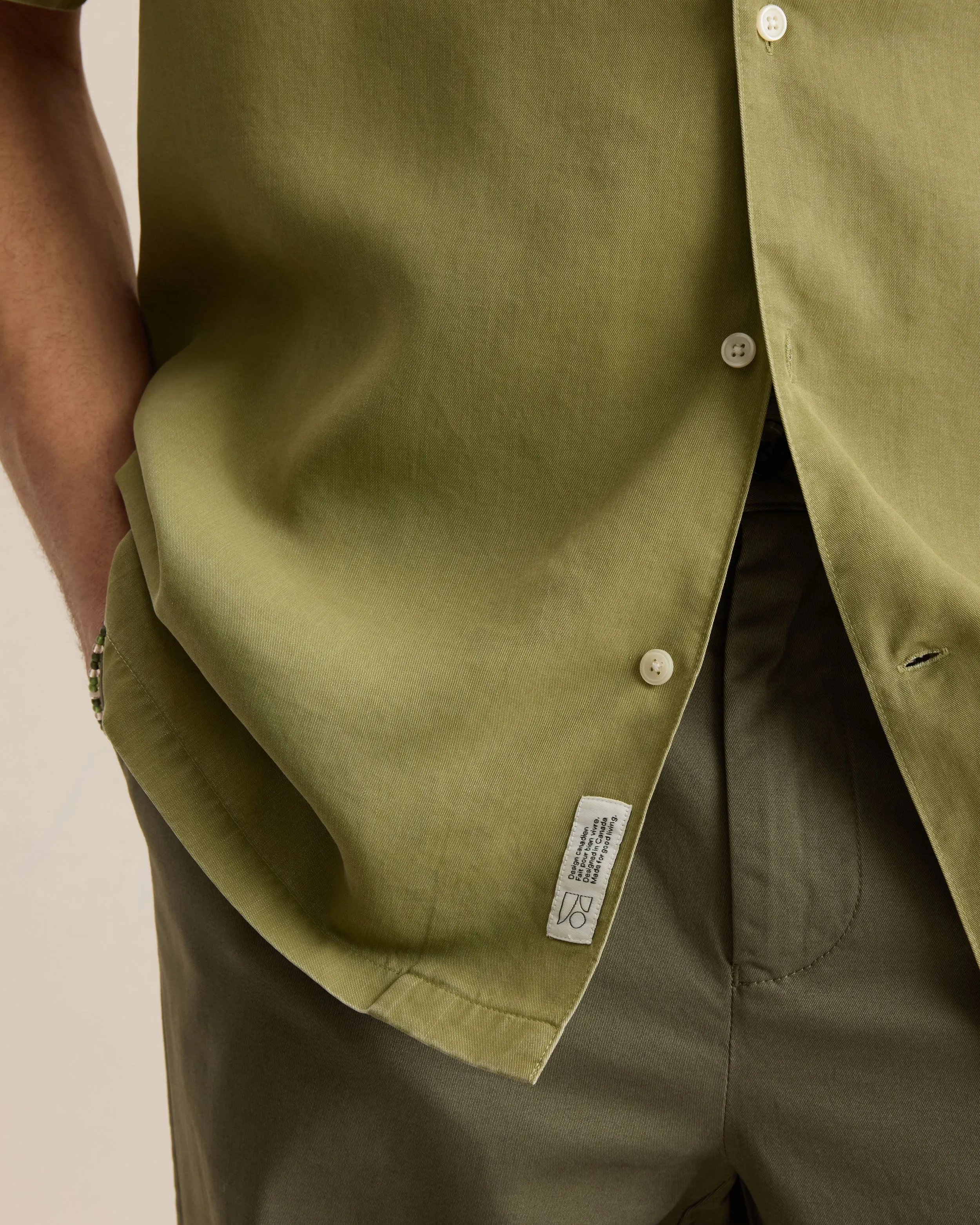 TENCEL™ LYOCELL RESORT SHIRT sold by Frank & Oak product image thumbnail 4