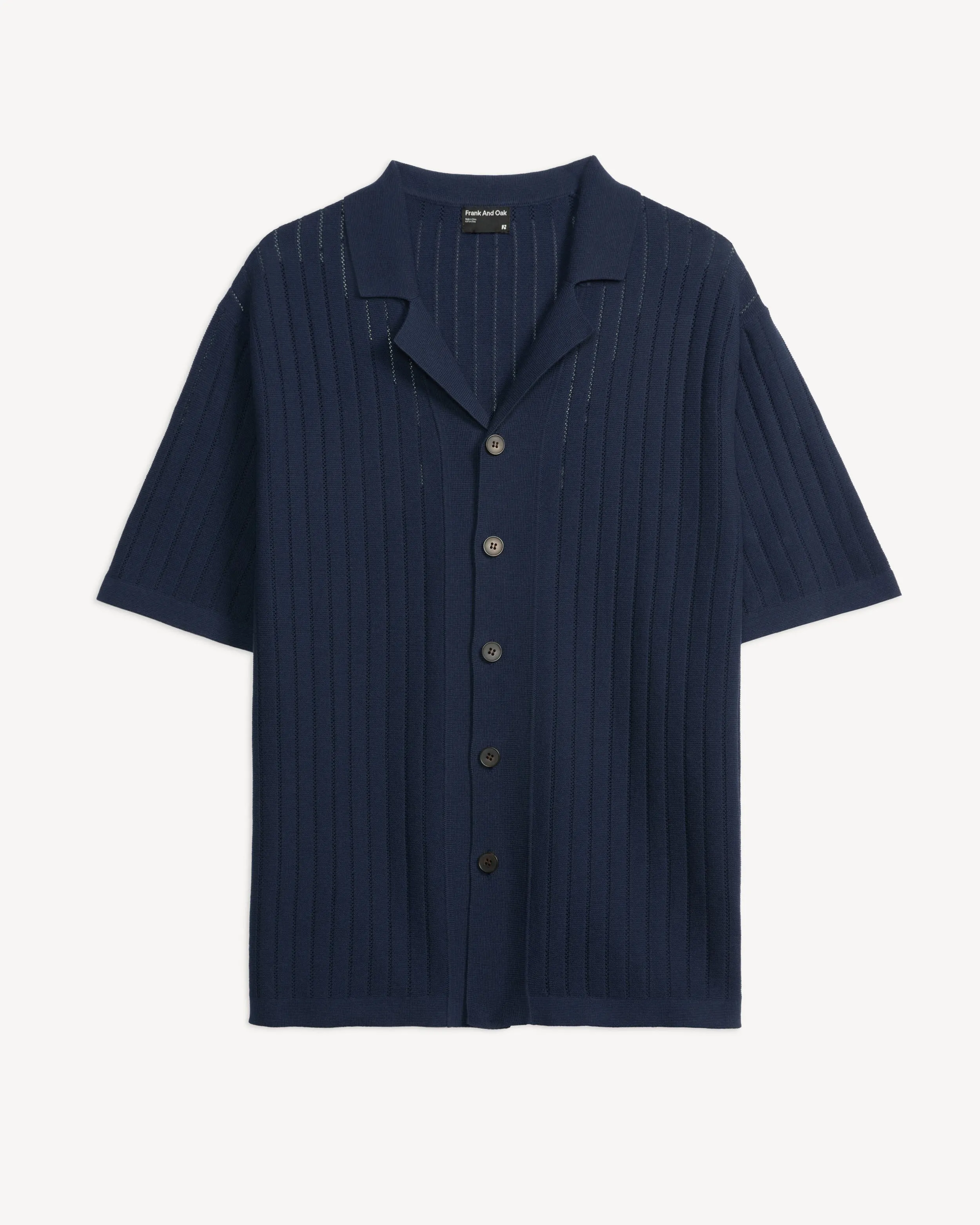 DROP-NEEDLE KNIT SHIRT sold by Frank & Oak product image thumbnail 5