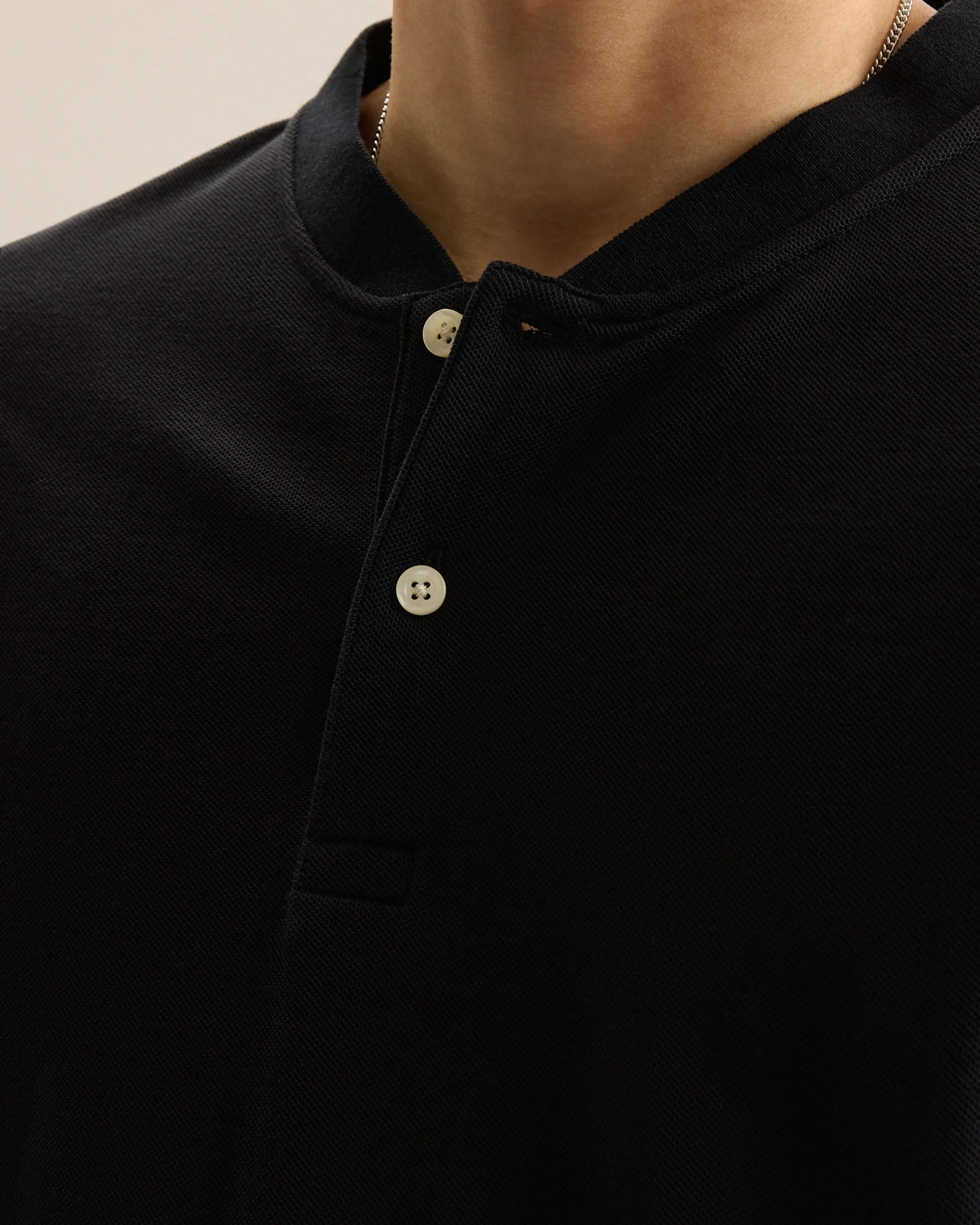 PIQUE HENLEY sold by Frank & Oak product image thumbnail 4