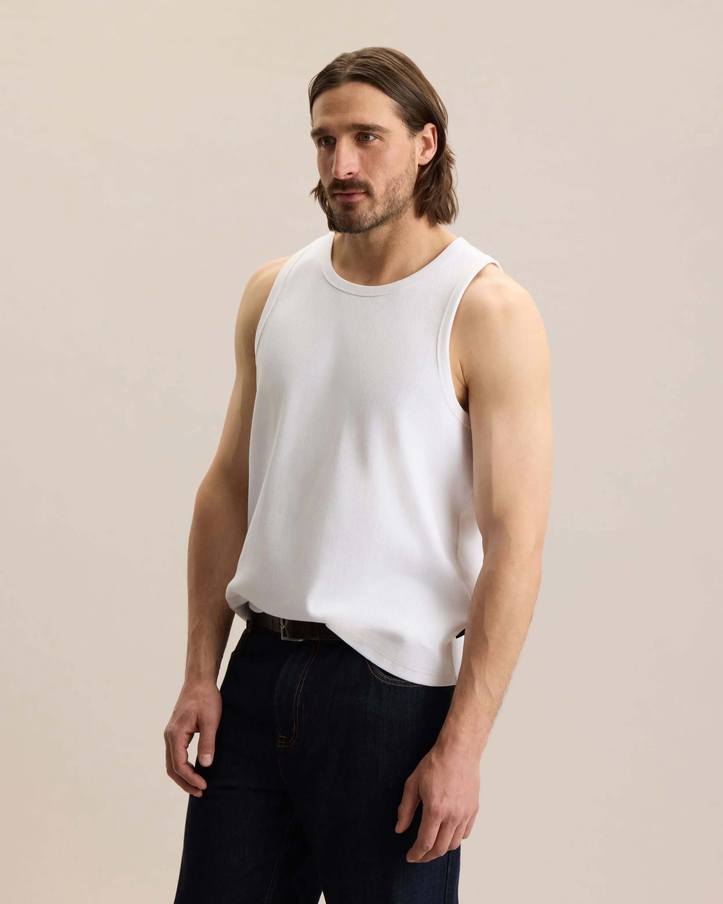 ESSENTIAL RIBBED TANK sold by Frank & Oak product image thumbnail 2