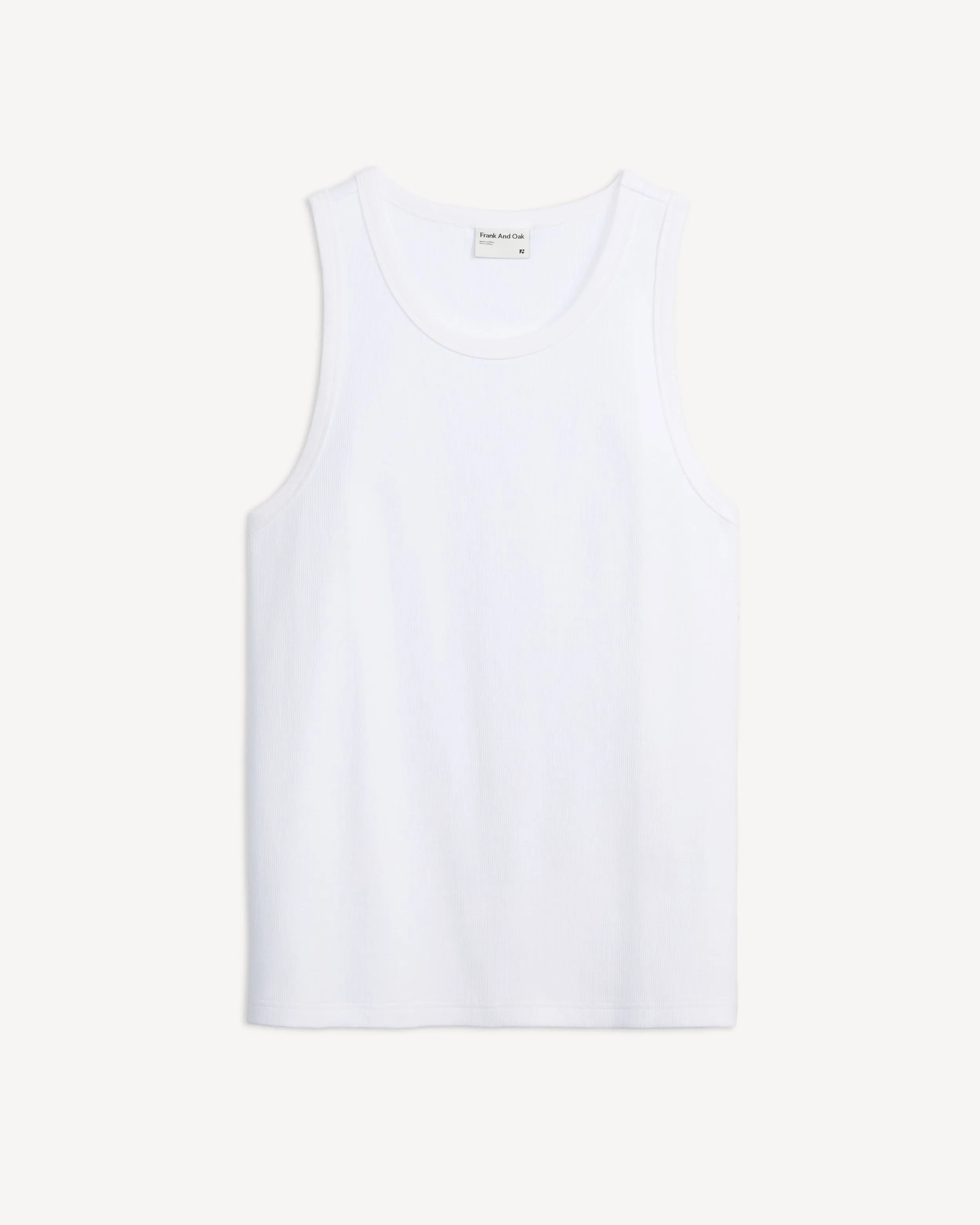 ESSENTIAL RIBBED TANK sold by Frank & Oak product image thumbnail 5