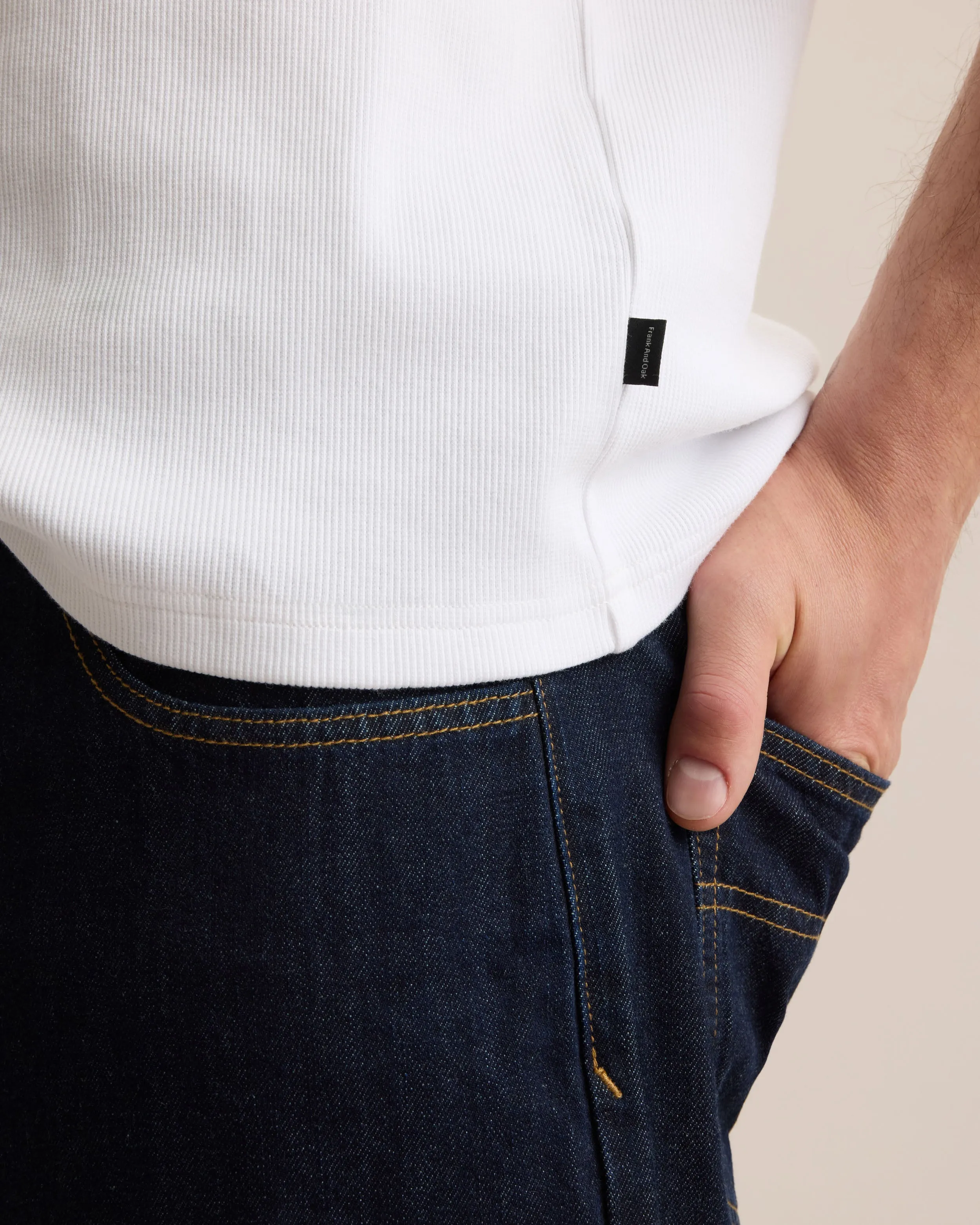 ESSENTIAL RIBBED TANK sold by Frank & Oak product image thumbnail 4